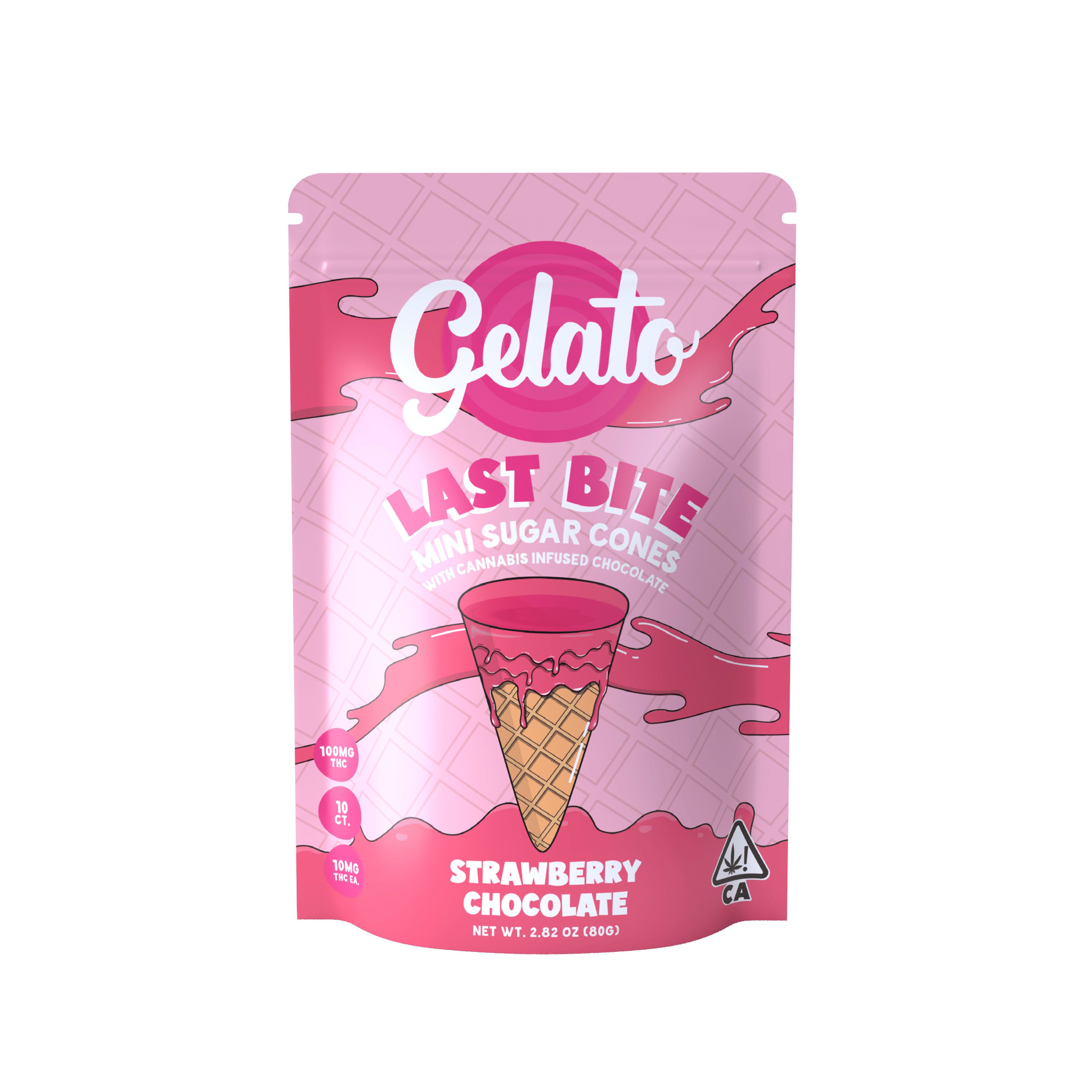 Gelato Brand — Strawberry Last Bite