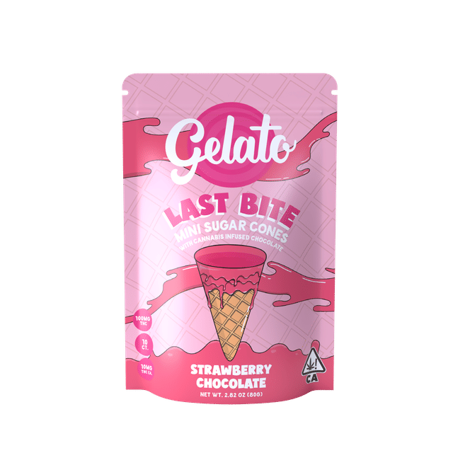 Gelato Brand — Strawberry Last Bite