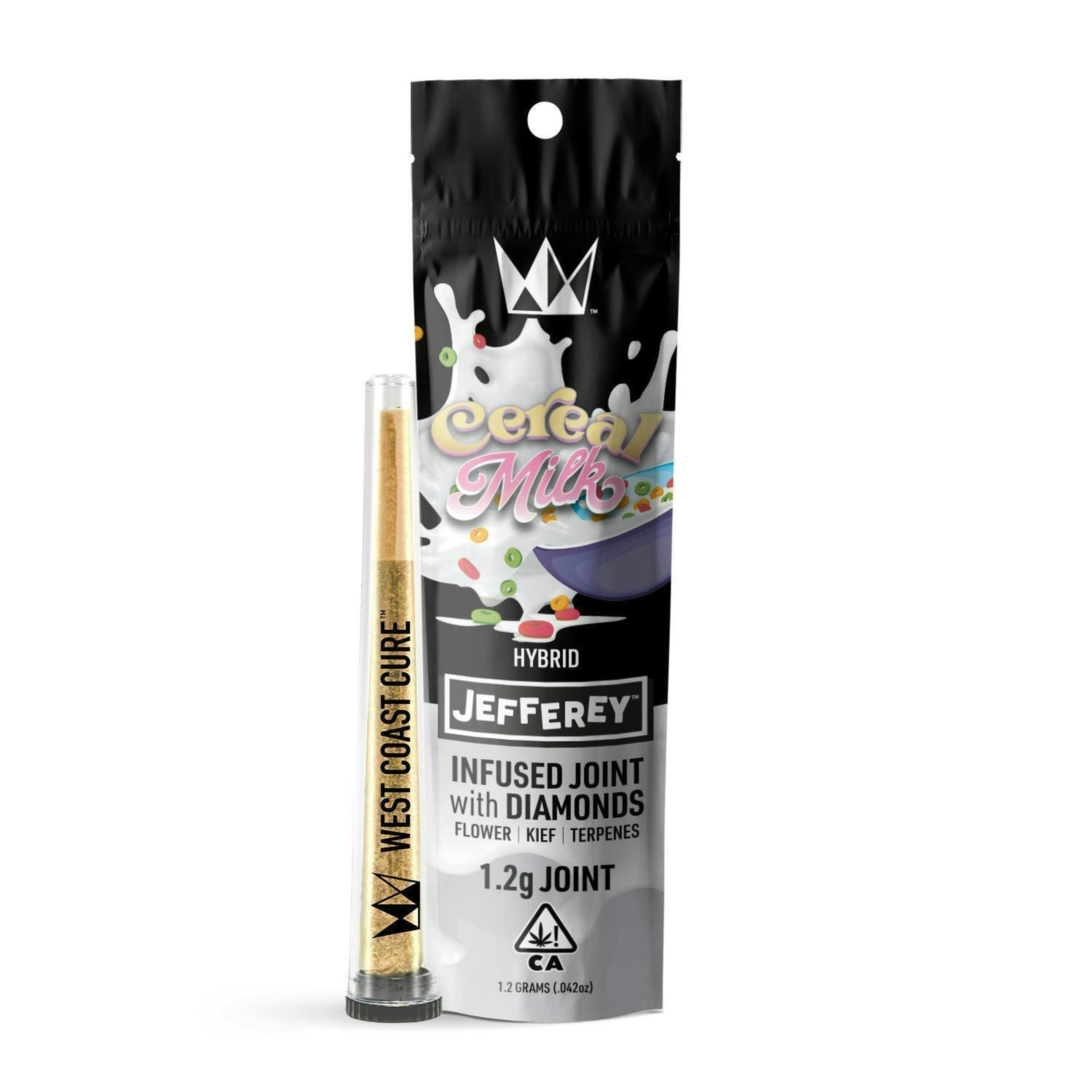 Cereal Milk - 1.2G Jefferey Infused Joint - West Coast Cure - - $15 - Flowers