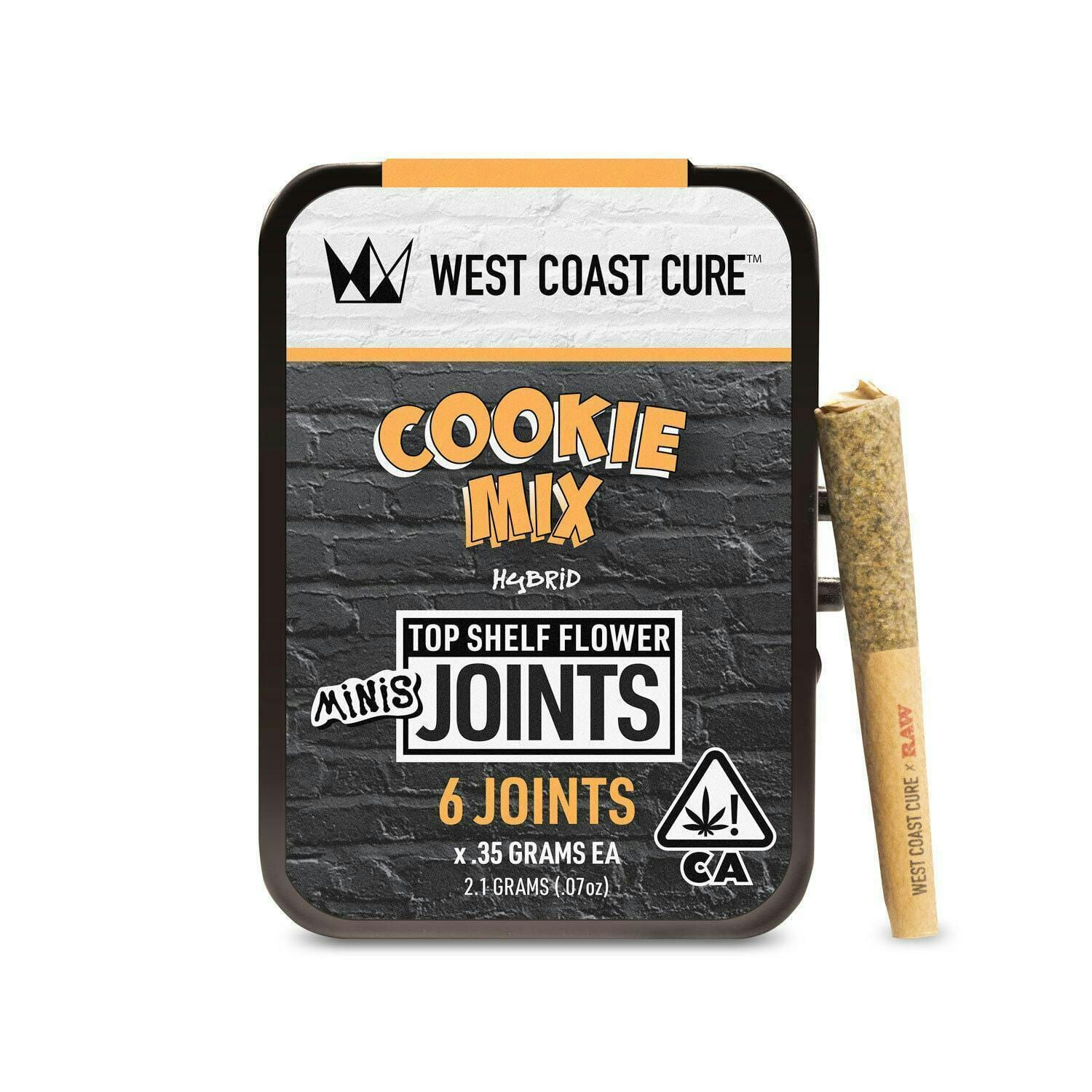 Cookie Mix .35g 6pk Pre-Rolls - West Coast Cure - null - $22 - Pre-Rolls