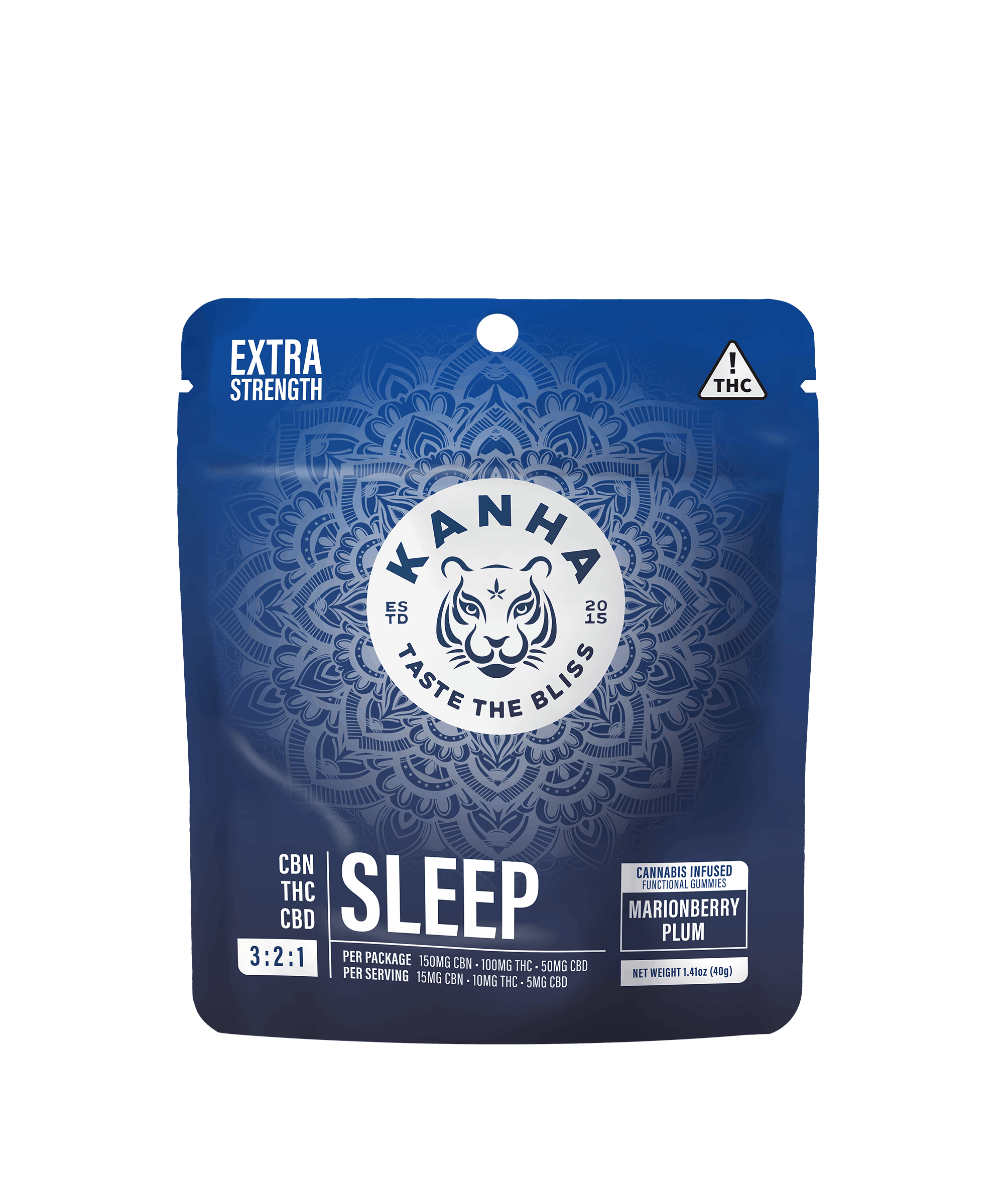 Sleep - Marionberry Plum - 3:2:1 CBN:THC:CBD Gummies - Kanha - 10 Gummies - $22.99 - Edibles