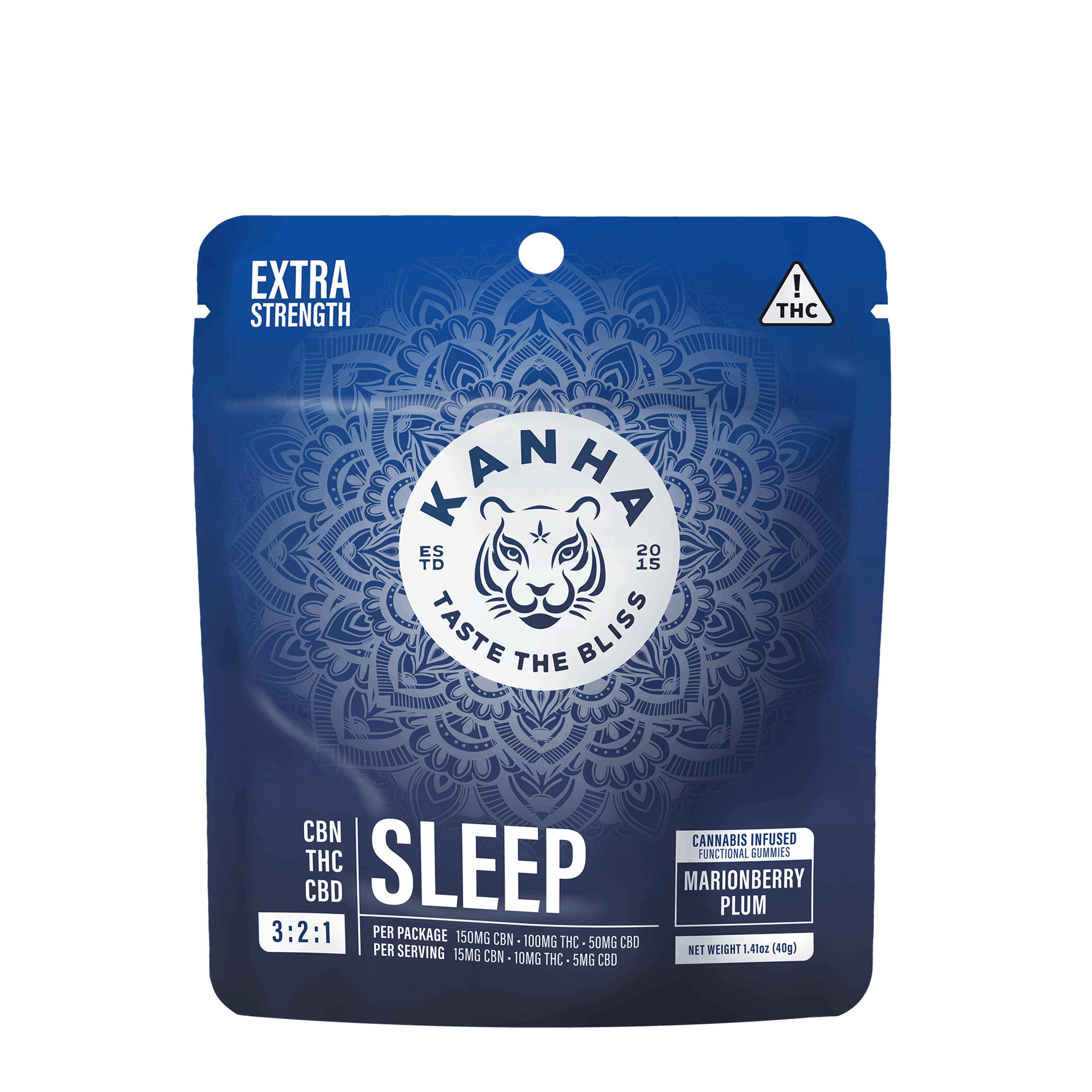 Sleep - Marionberry Plum - 3:2:1 CBN:THC:CBD Gummies - Kanha - 10 Gummies - $22.99 - Edibles