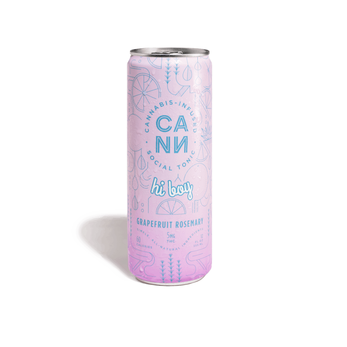 Hi Boys Grapefruit Rosemary 4pk - CANN -  - $30.99 - Edible