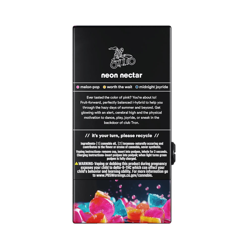 Neon Nectar (I/H) - Botanica Blends Pod 1g - Turn - Neon Nectar (I/H) - $28 - Cartridges