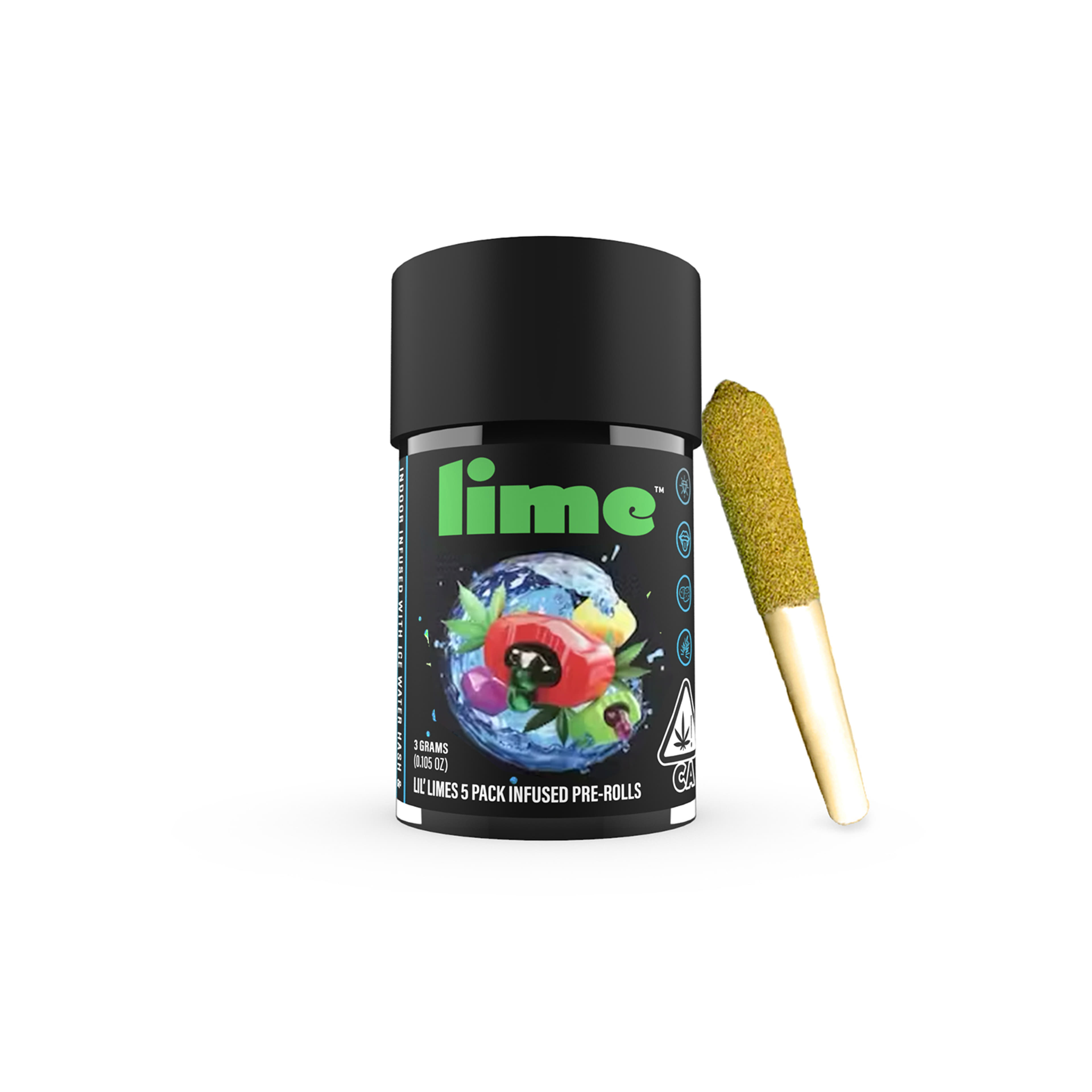 Gushers - Lil' Limes 5pk Pre Rolls *B2G1 EVERYDAY* - Lime - Gushers (H) - $29 - Pre-Rolls