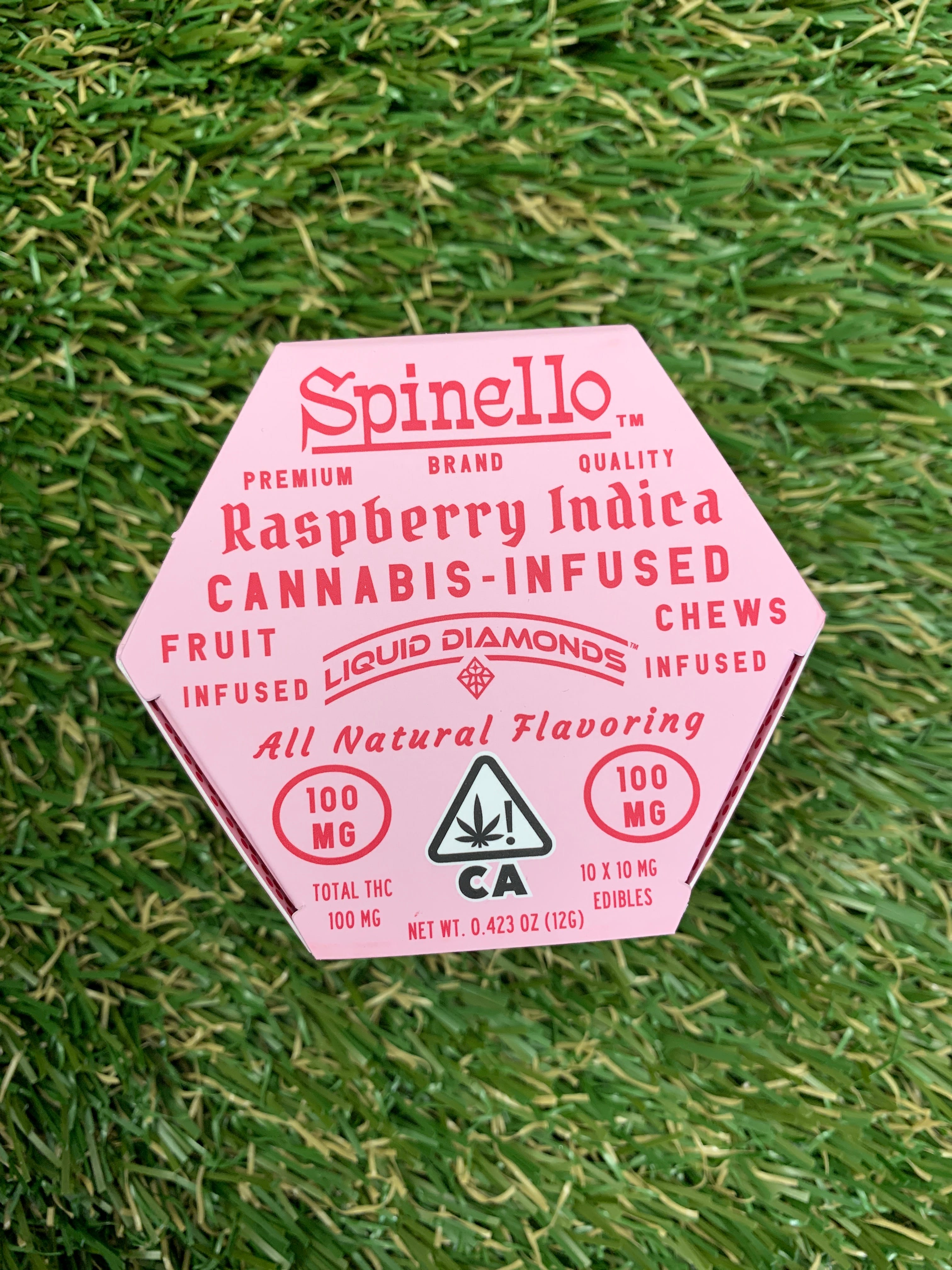RASPBERRY INDICA 10MG 10PK - SPINELLO -  - $12.90 - Edible (weight - each)