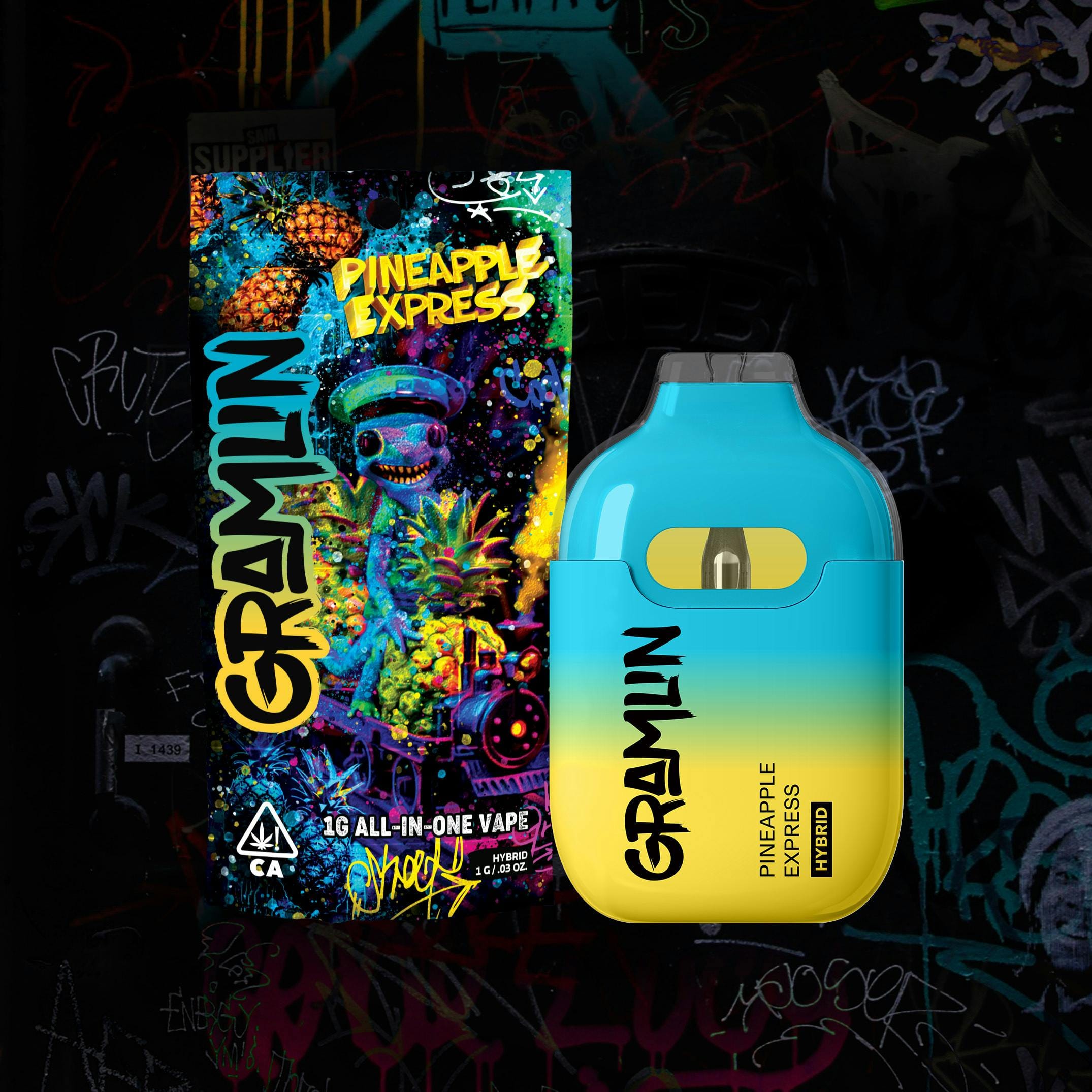 Disposable: Pineapple Express All-In-One Vape - 1g - Gramlin -  - $30 - Disposables