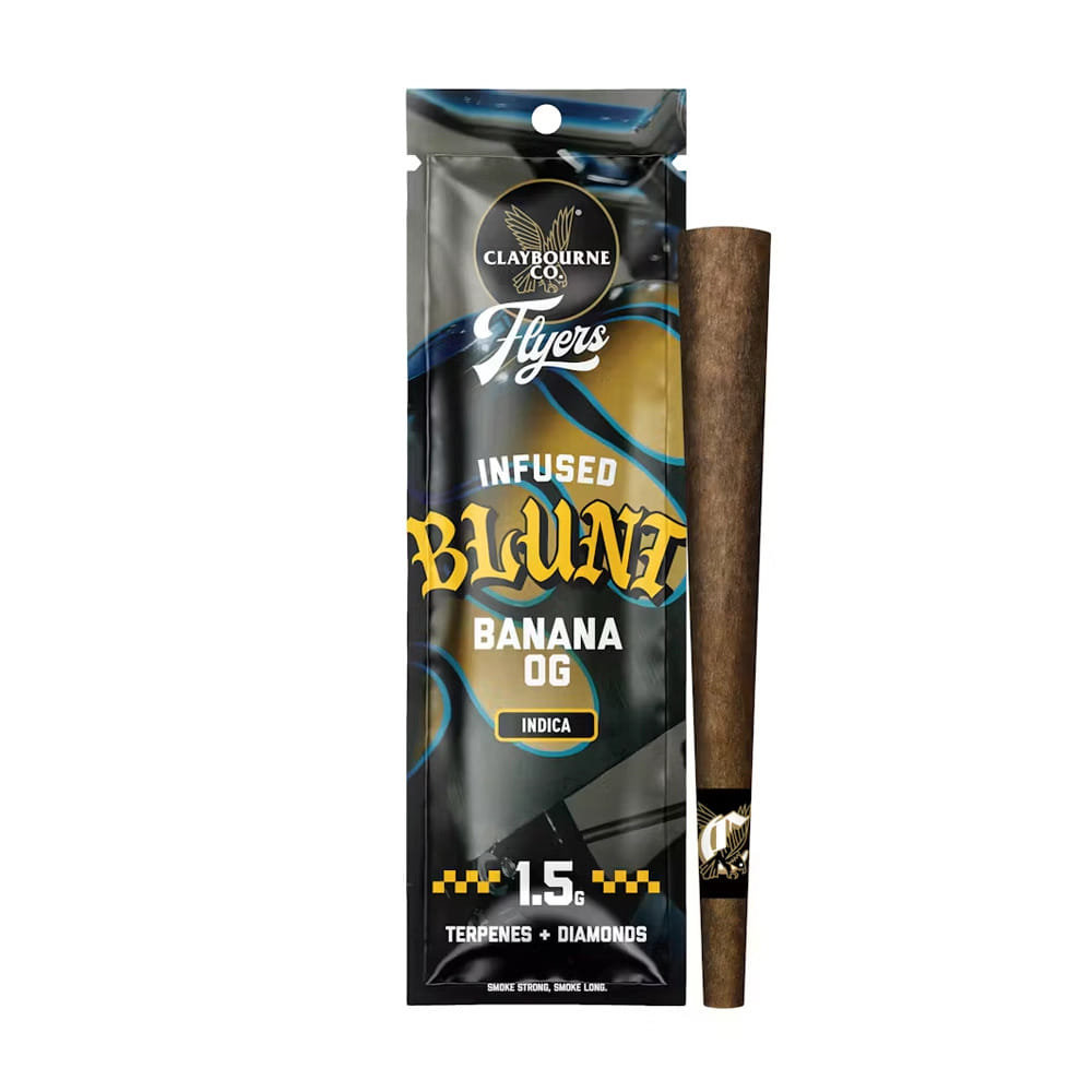 Banana OG Infused Blunt - Claybourne Co. - 1.5 Gram - $25 - Pre-Rolls