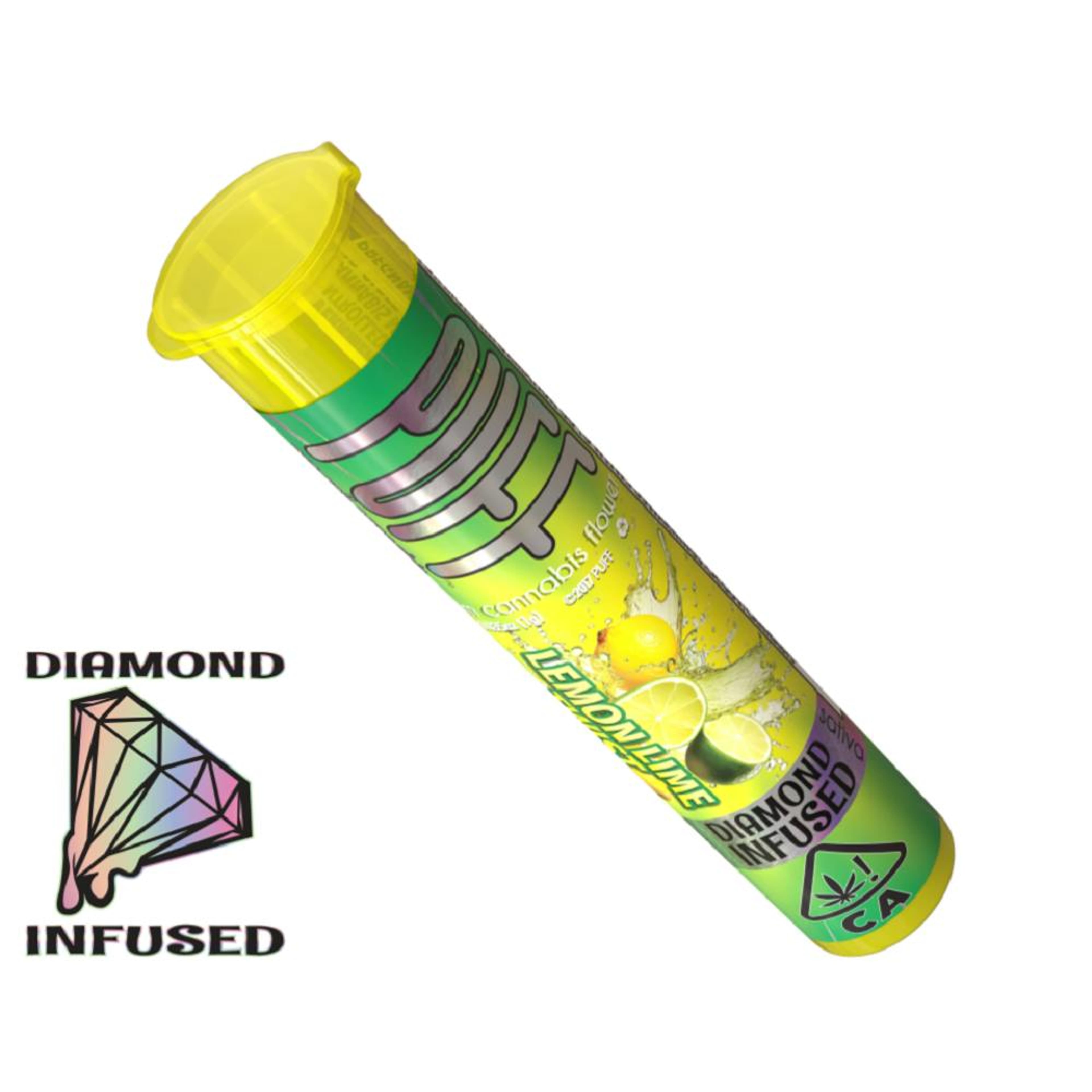 Lemon Lime Twist Preroll 1g - PUFF - - $12.50 - Pre-Rolls