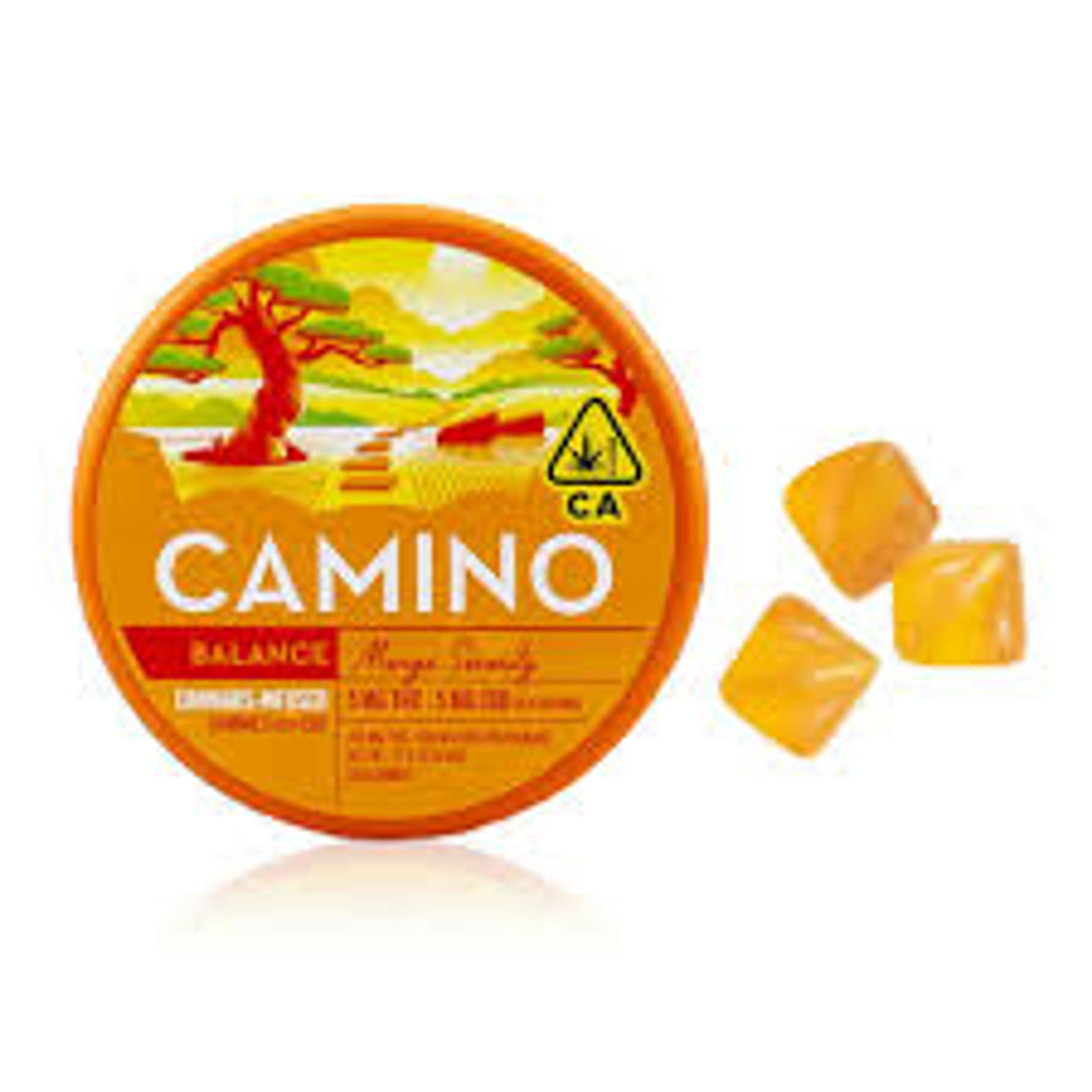 Mango Serenity 1:1 THC/CBD Gummies 100mg - Camino - 20-Pack Gummies Mixed - $21 - Gummies