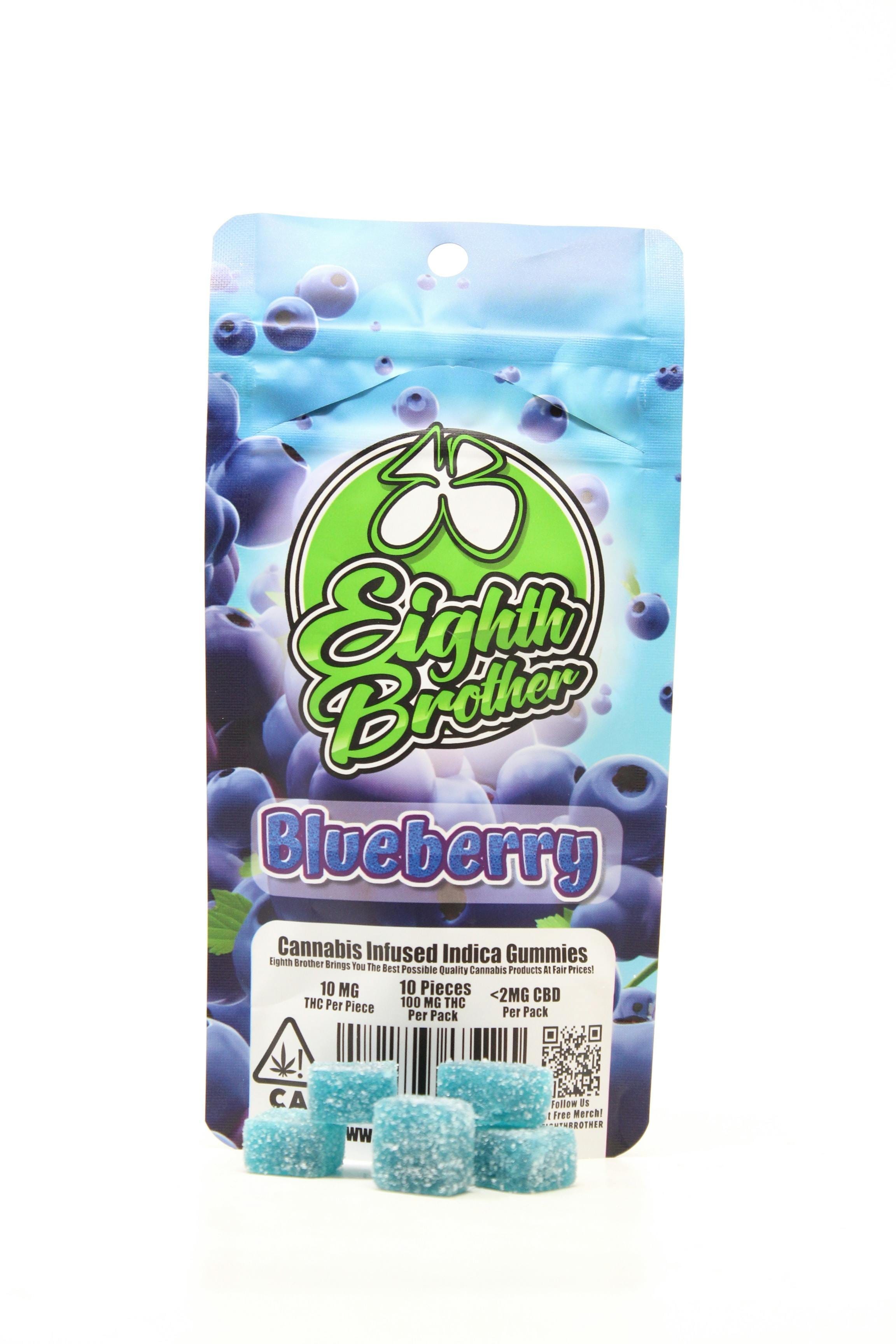 Blueberry Gummies 10 pack (100mg) - Eighth Brother -  - $8 - Edibles
