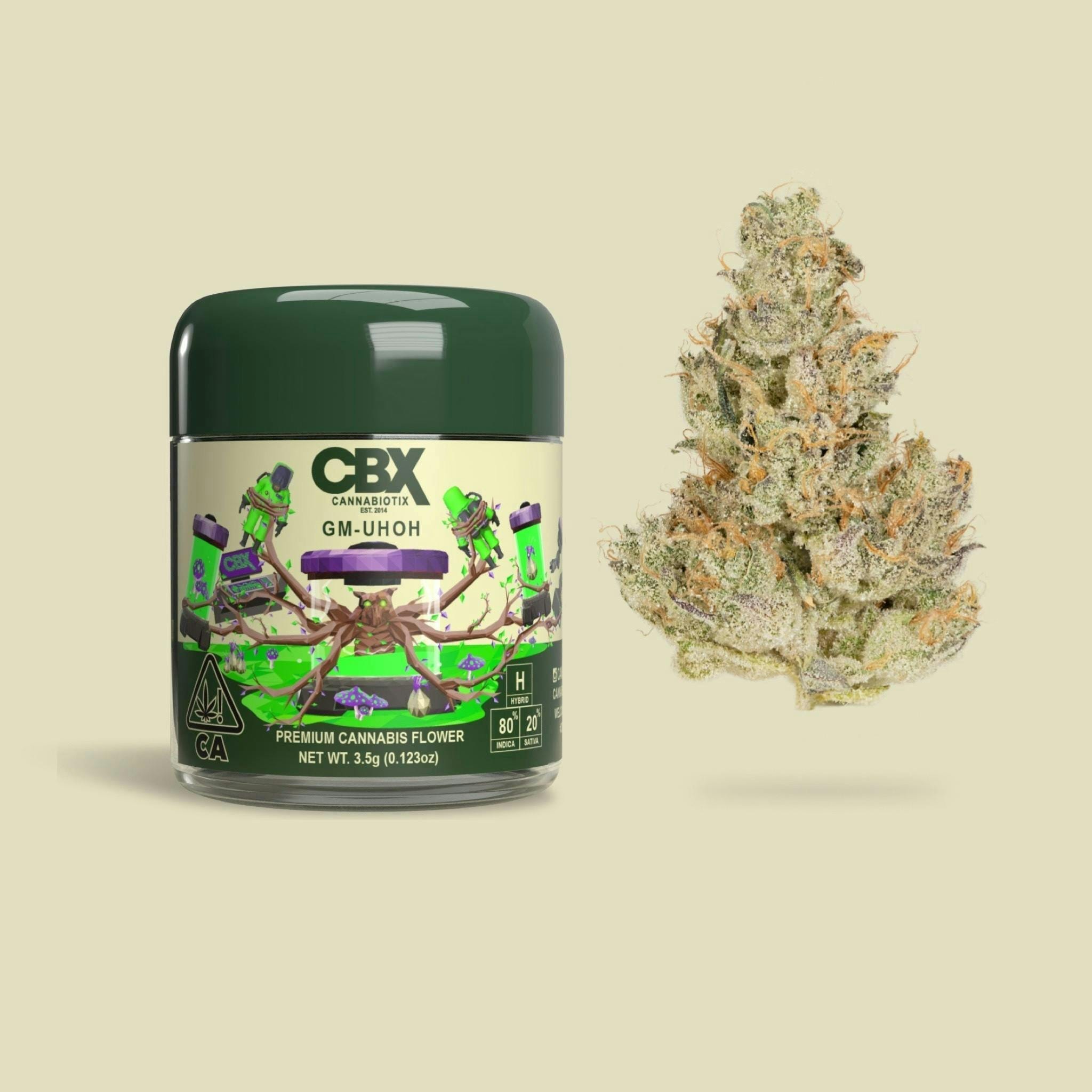 GM-UhOh 3.5g Premium Cannabis Flower - Cannabiotix -  - $36.02 - Flowers