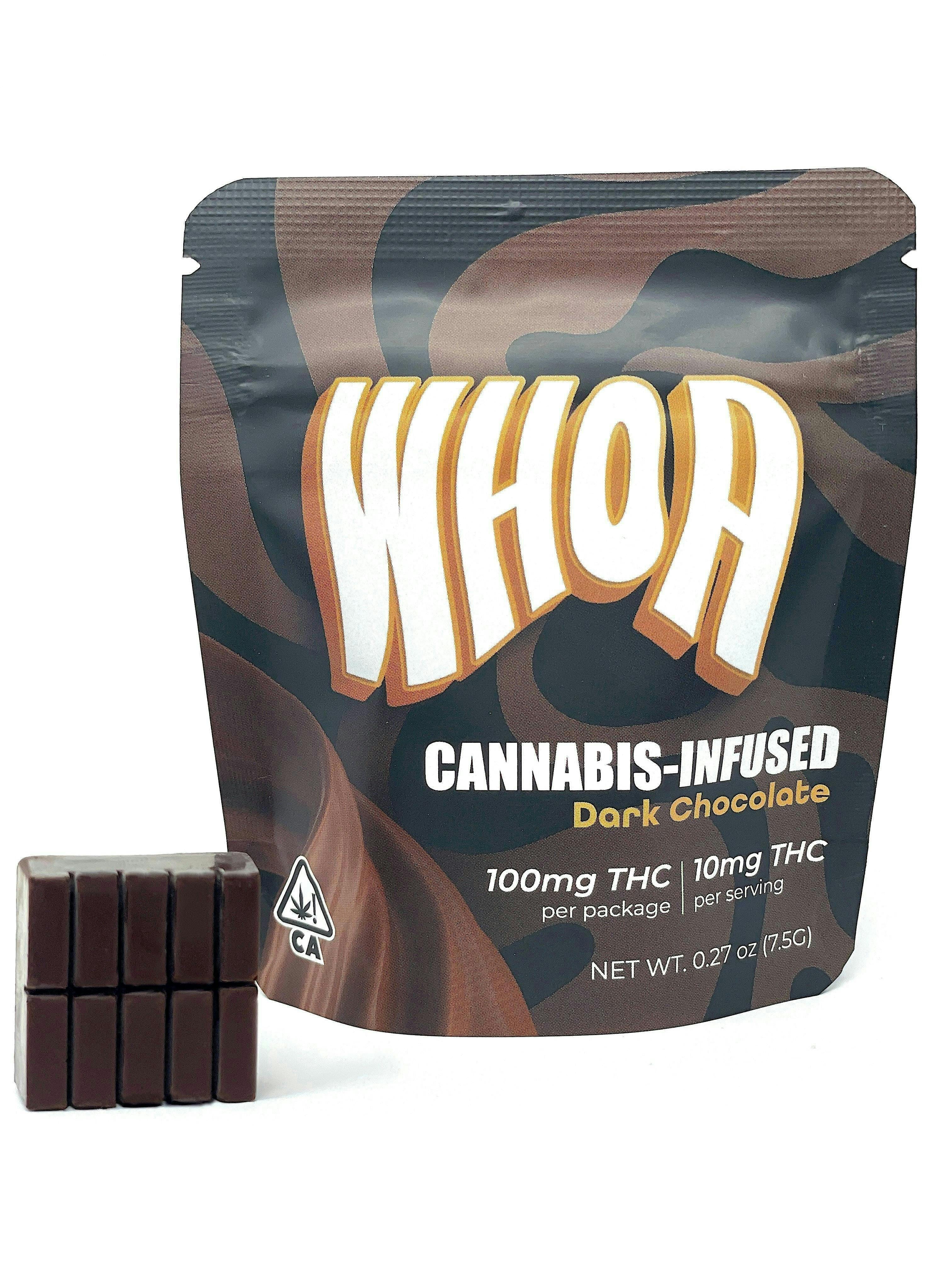 Dark - 100MG Chocolate Bites *B2G1 EVERYDAY* - Whoa Edibles - Dark Chocolate Bites (H) - $8 - Edibles