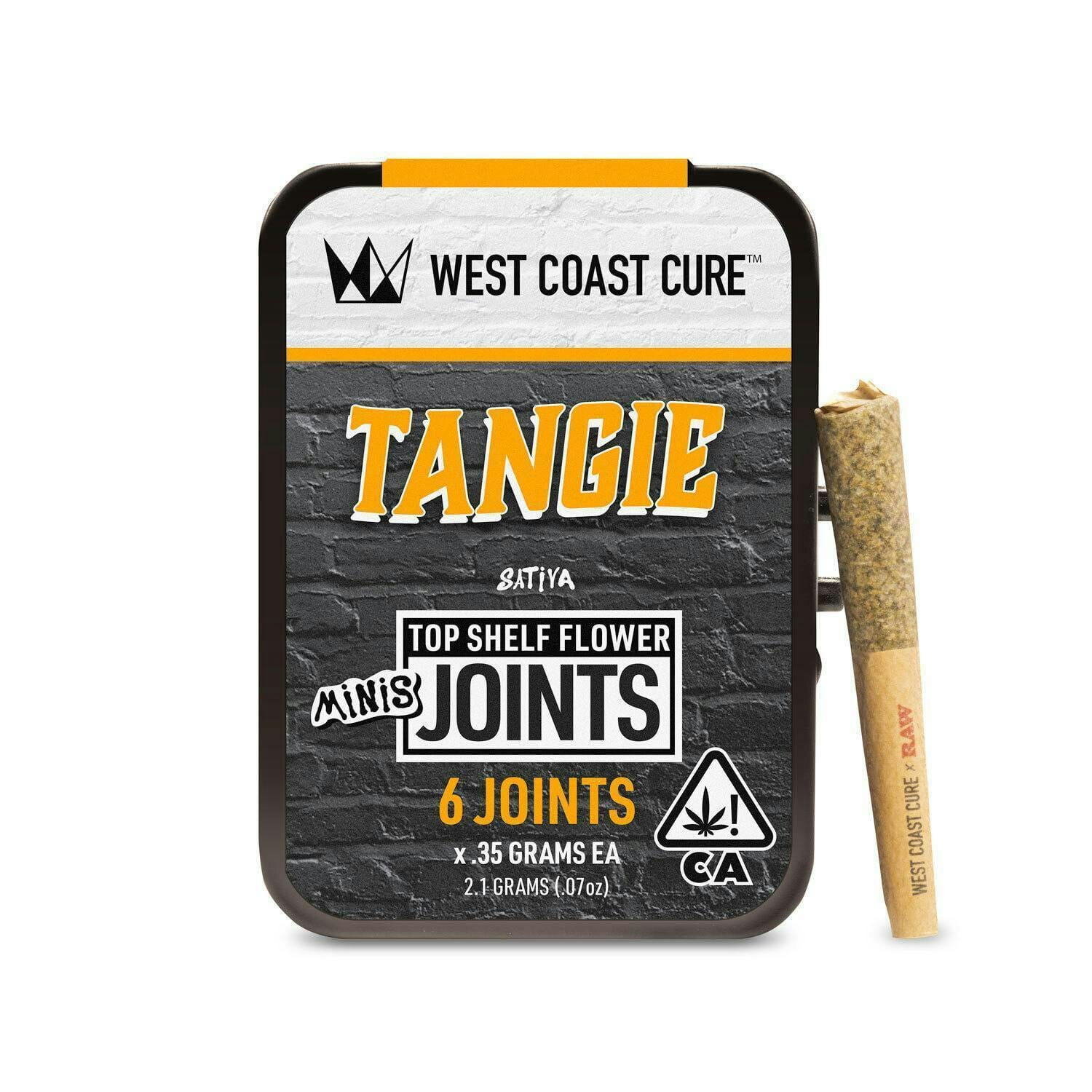 Tangie .35g 6pk Pre-Rolls - West Coast Cure - null - $22 - Pre-Rolls