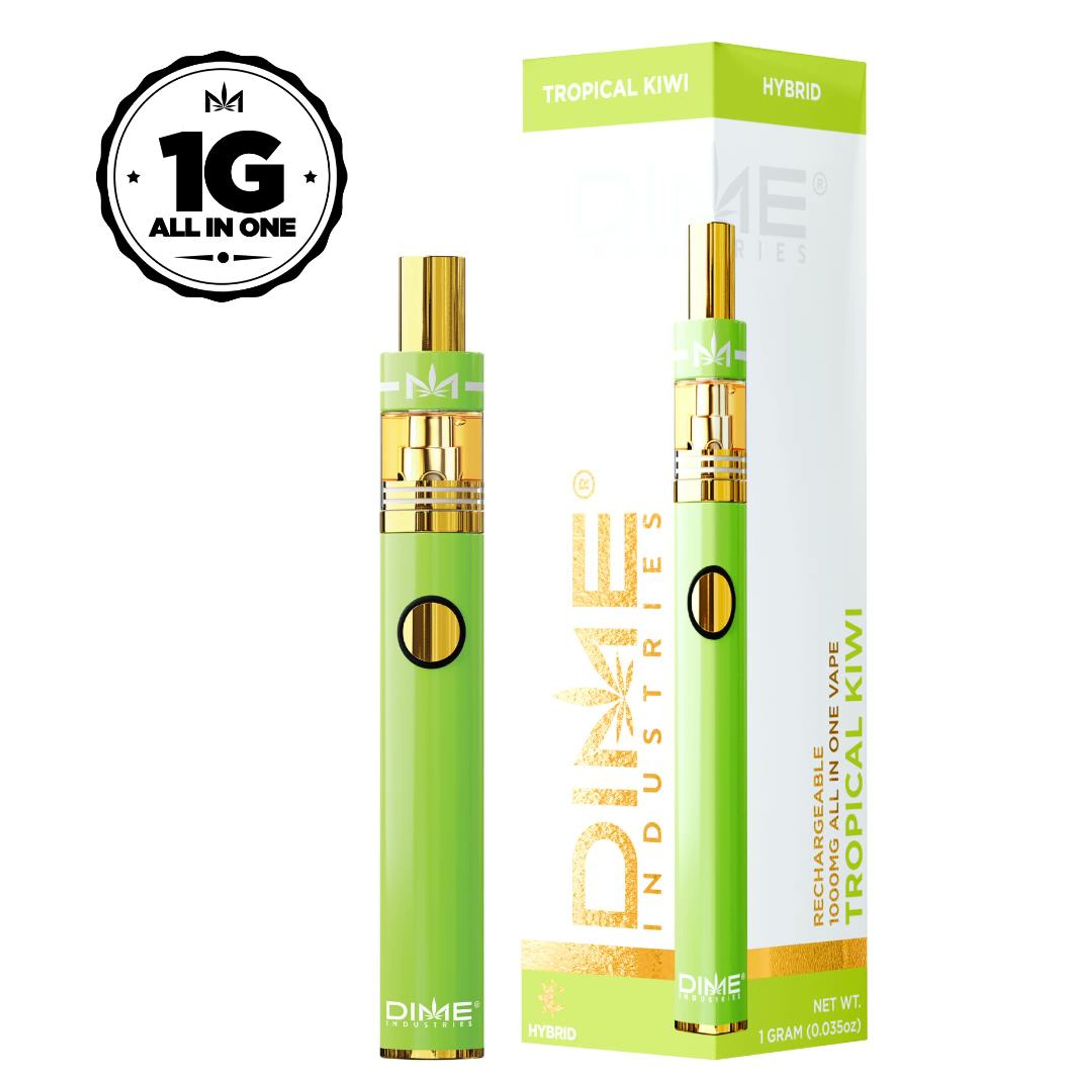 TROPICAL KIWI 1G AIO SIGNATURE - DIME - - $28 - Vape