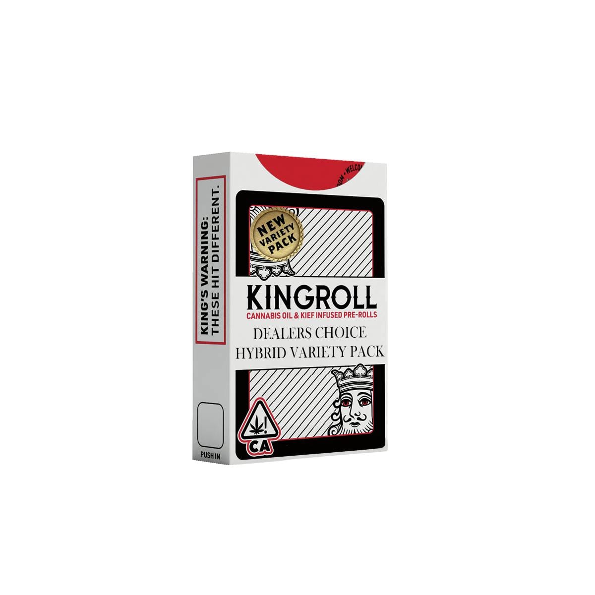 Kingroll Juniors 4pk | White Rntz x Apple Fritter (H) - 3g - KINGPEN -  - $36 - Infused Pre-Rolls