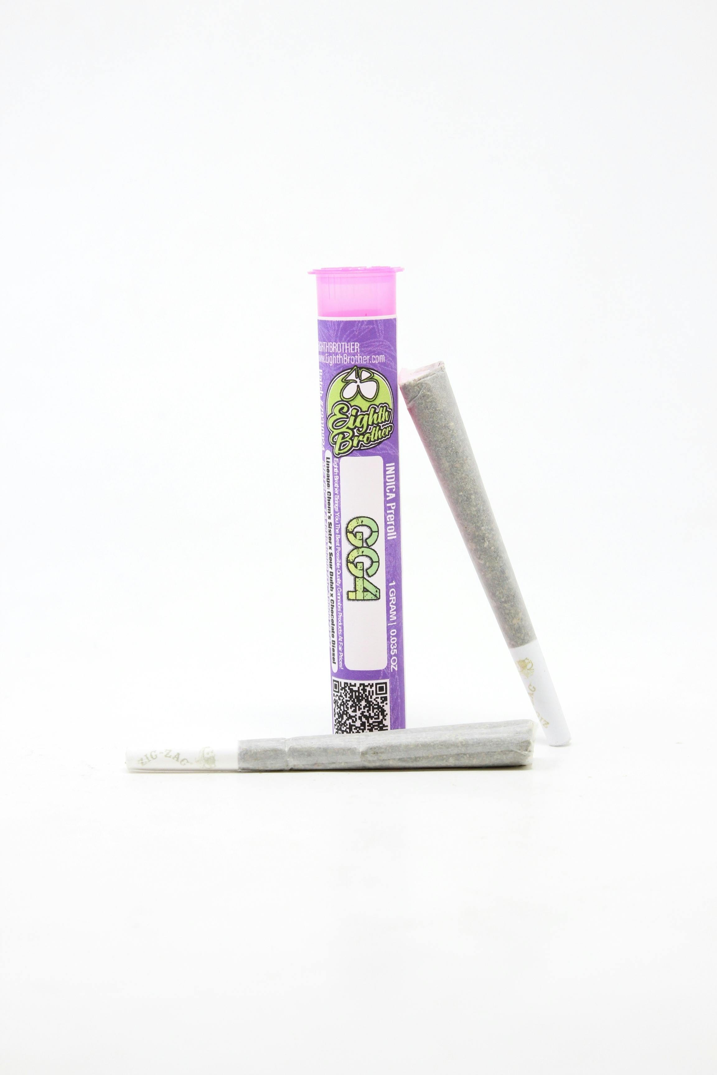 EIGHTH BROTHER - GG4 (I/H) - 1g Preroll - Eighth Brother - PR - $5 - Prerolls