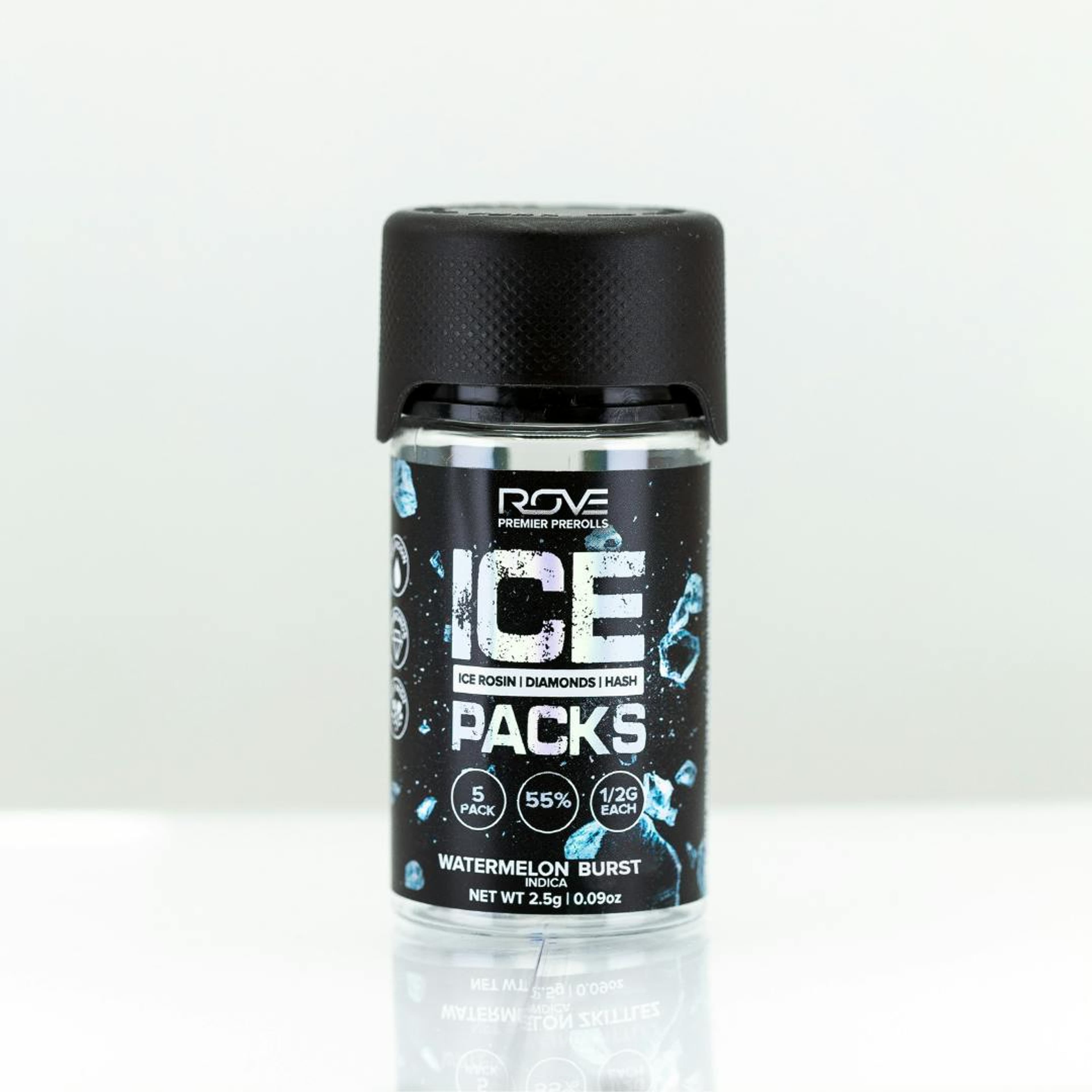 Ice Packs - Watermelon Burst 5pk Pre-Rolls - Rove - null - $32 - Pre-Rolls