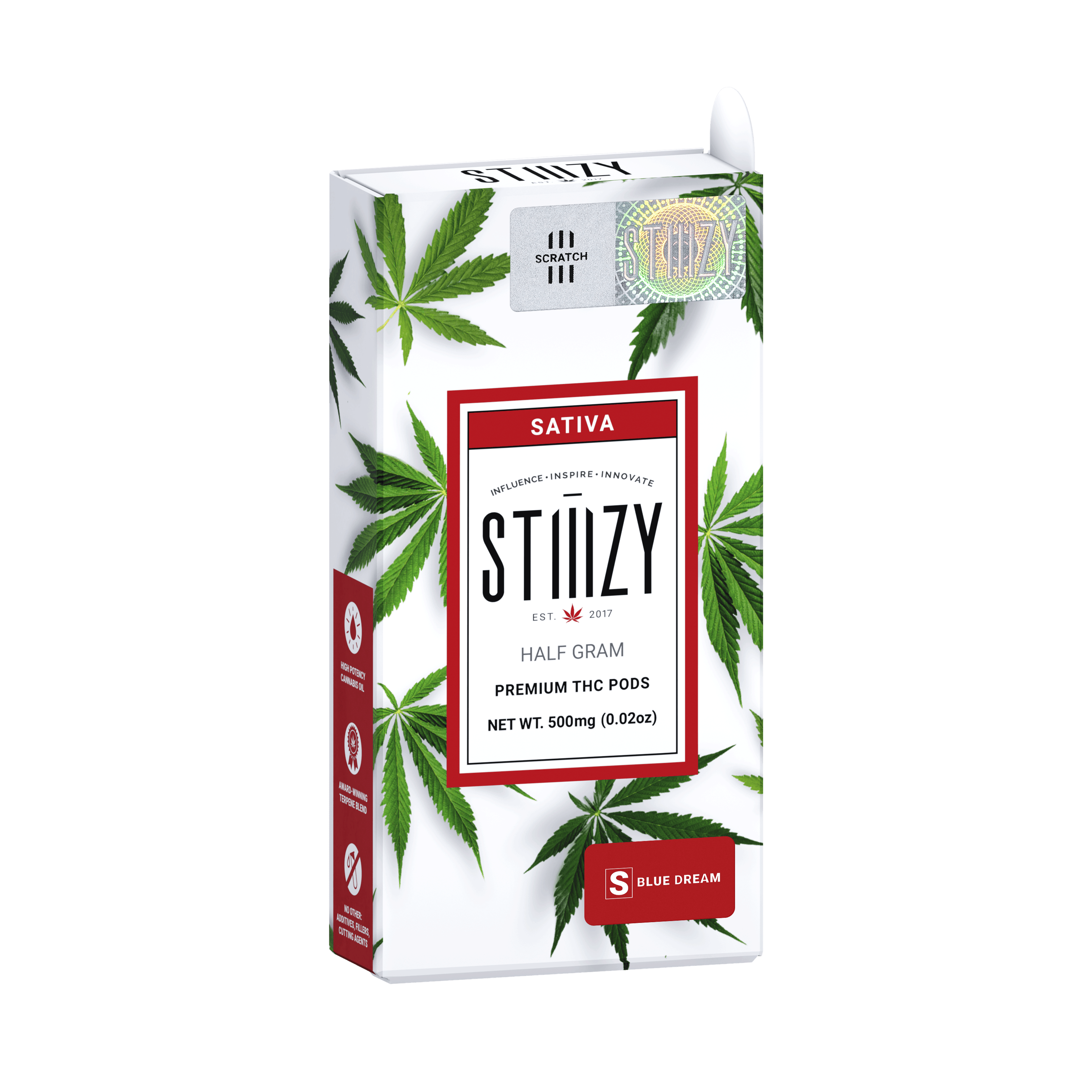 Blue Dream - Premium Pod - STIIIZY - Half Gram - $11.99 - Pods (STIIIZY + PlugPlay + PAX + Left Coast)