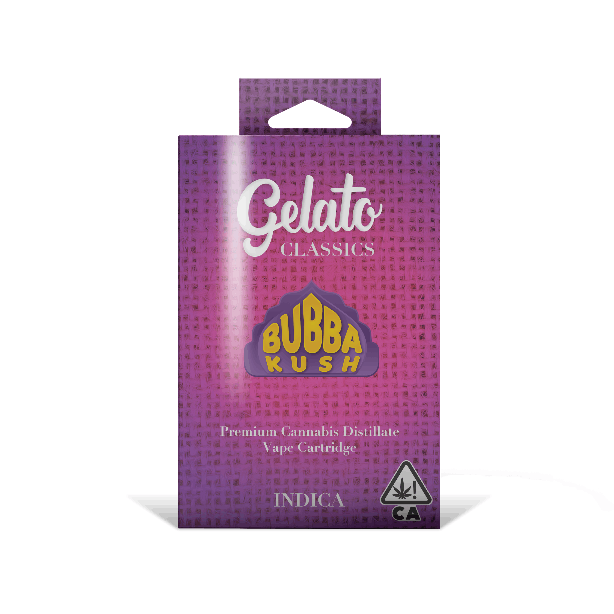 Gelato: Bubba Kush 1g Classics Cart - Gelato -  - $32 - Standard Cartridges
