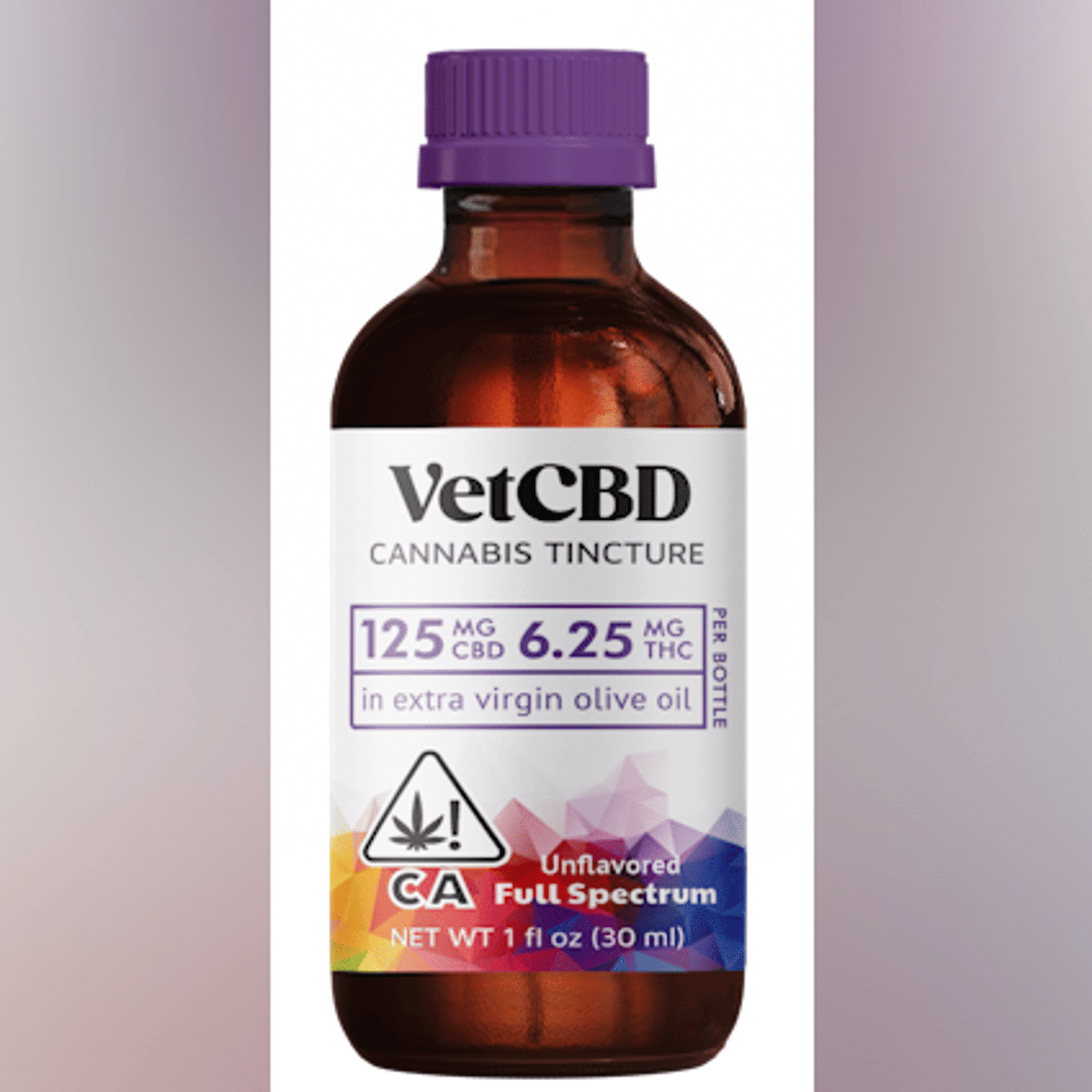 VetCBD: Regular Strength Tincture - 125mg CBD (1oz) - VetCBD - - $45 - Tinctures