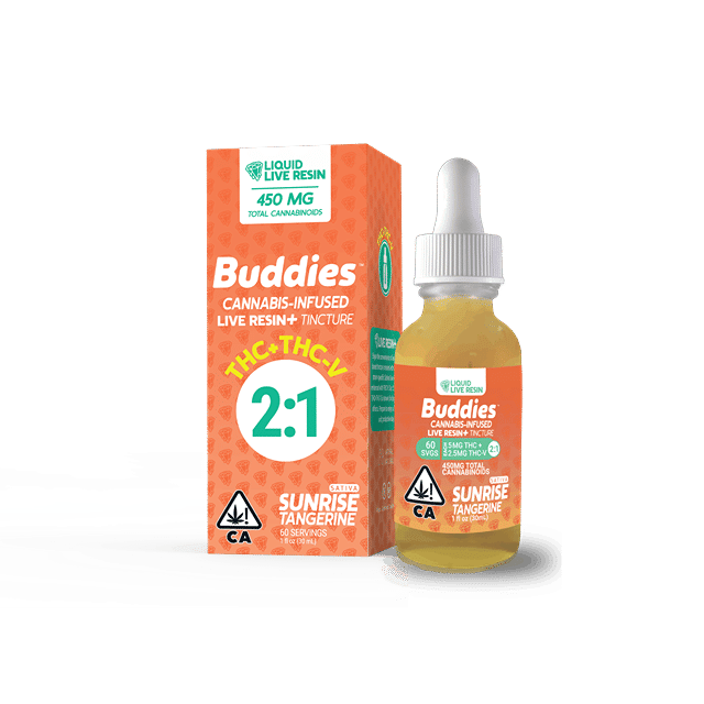 Live Resin Tincture Sunrise THC/THCv 2:1 | 450mg