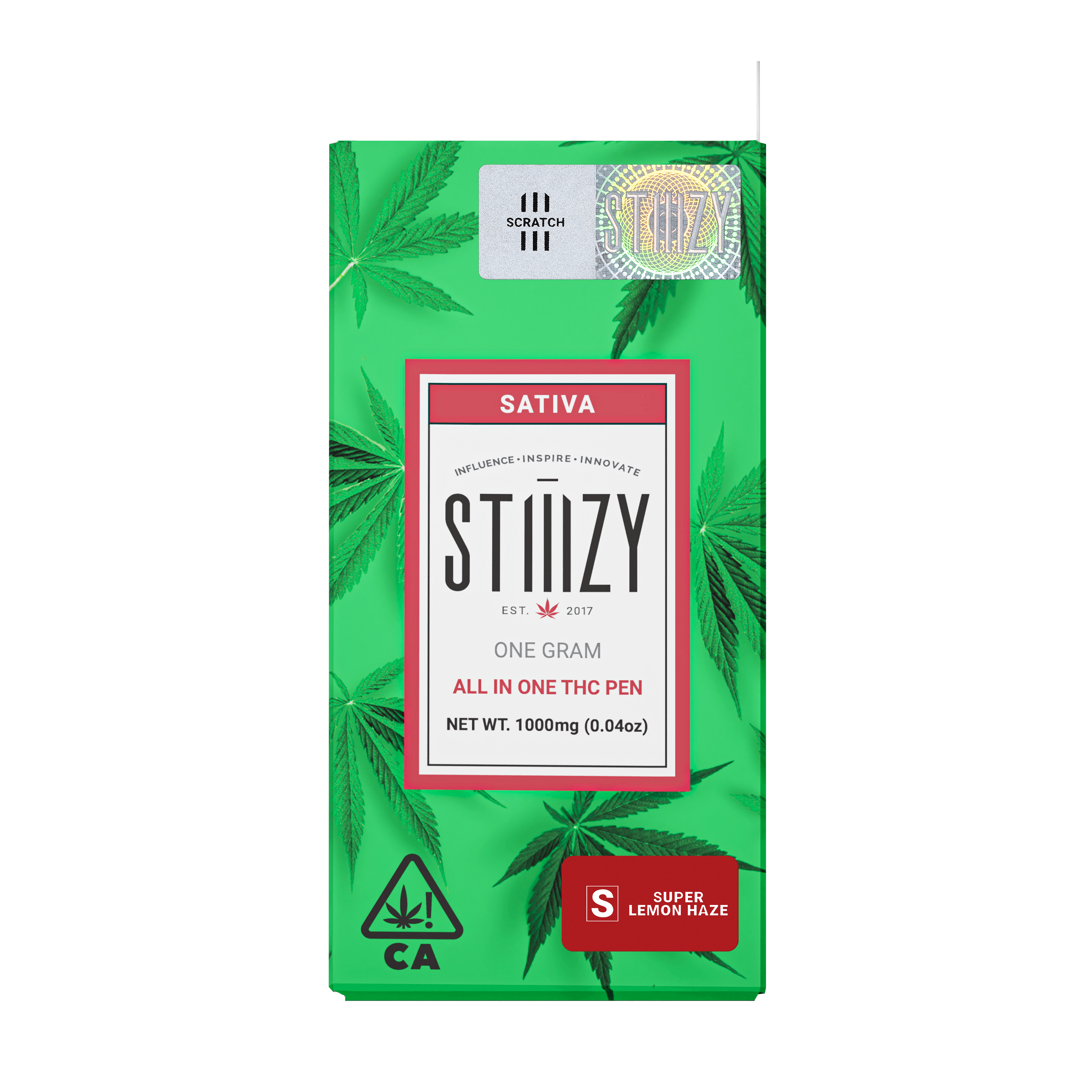 Super Lemon Haze |  All-in-One THC Pen - 1g - STIIIZY -  - $31.50 - Disposables