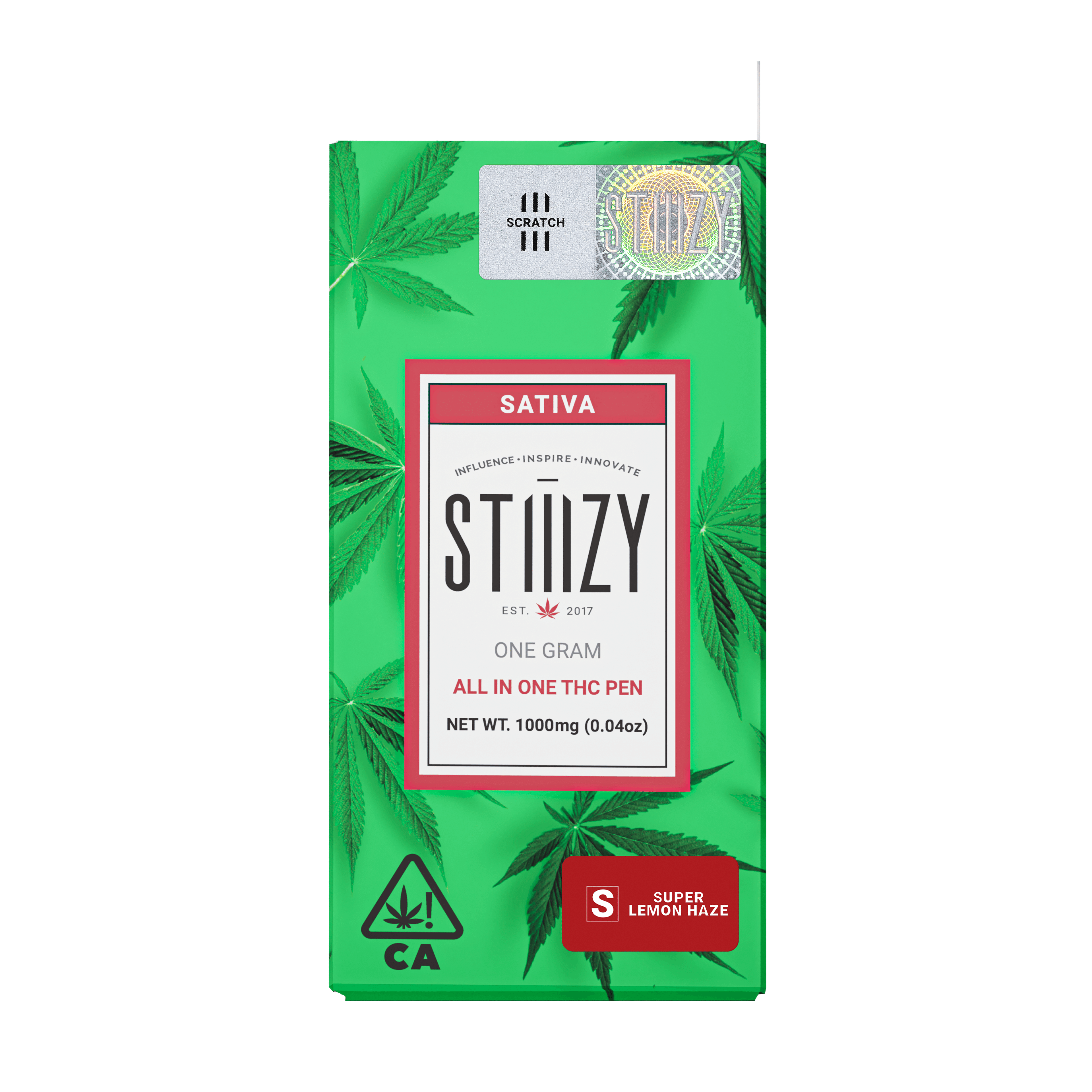 Super Lemon Haze | All-in-One THC Pen - 1g - STIIIZY - - $31.50 - Disposables