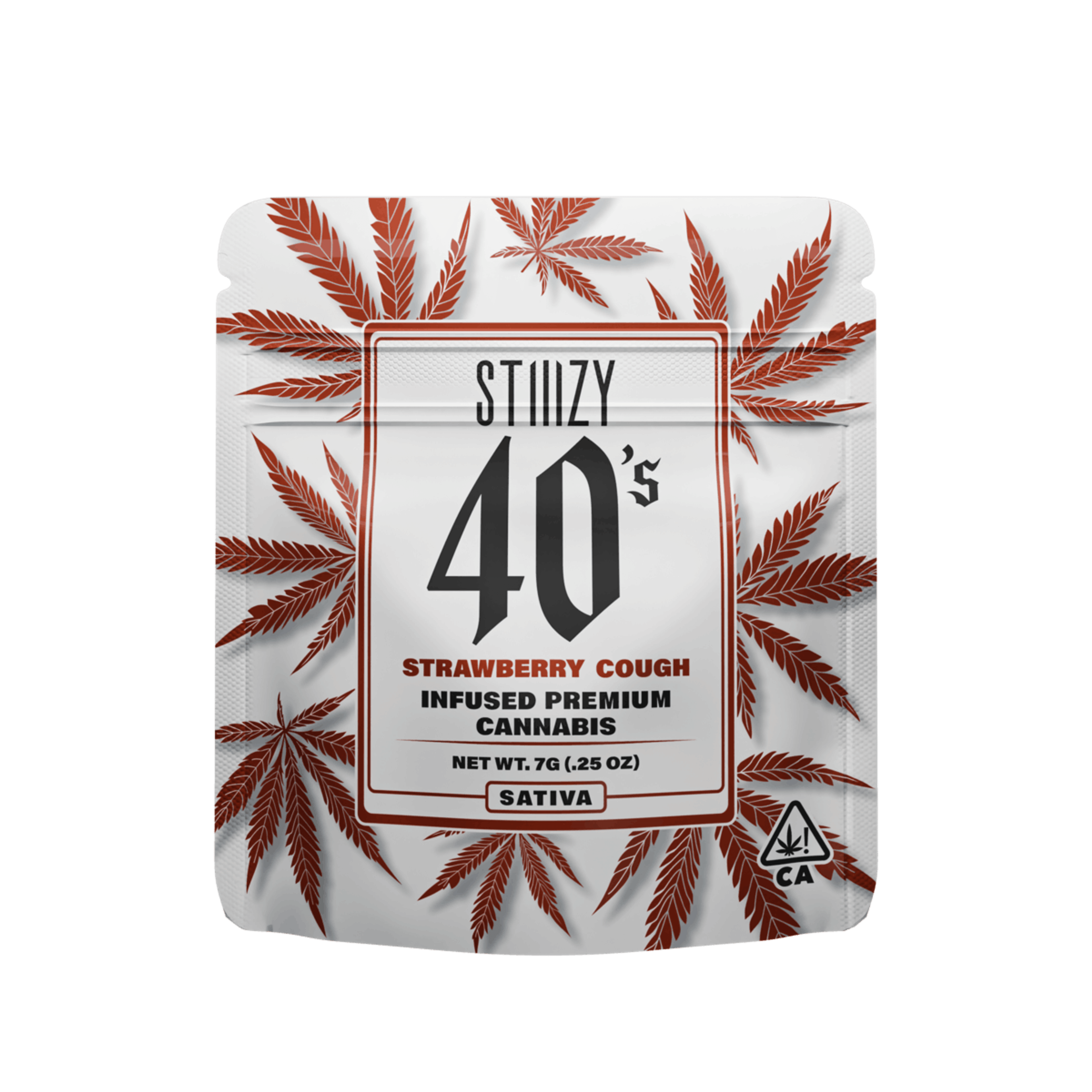 Strawberry Cough - 40's Infused Flower - STIIIZY - Quarter - $48.99 - Flower