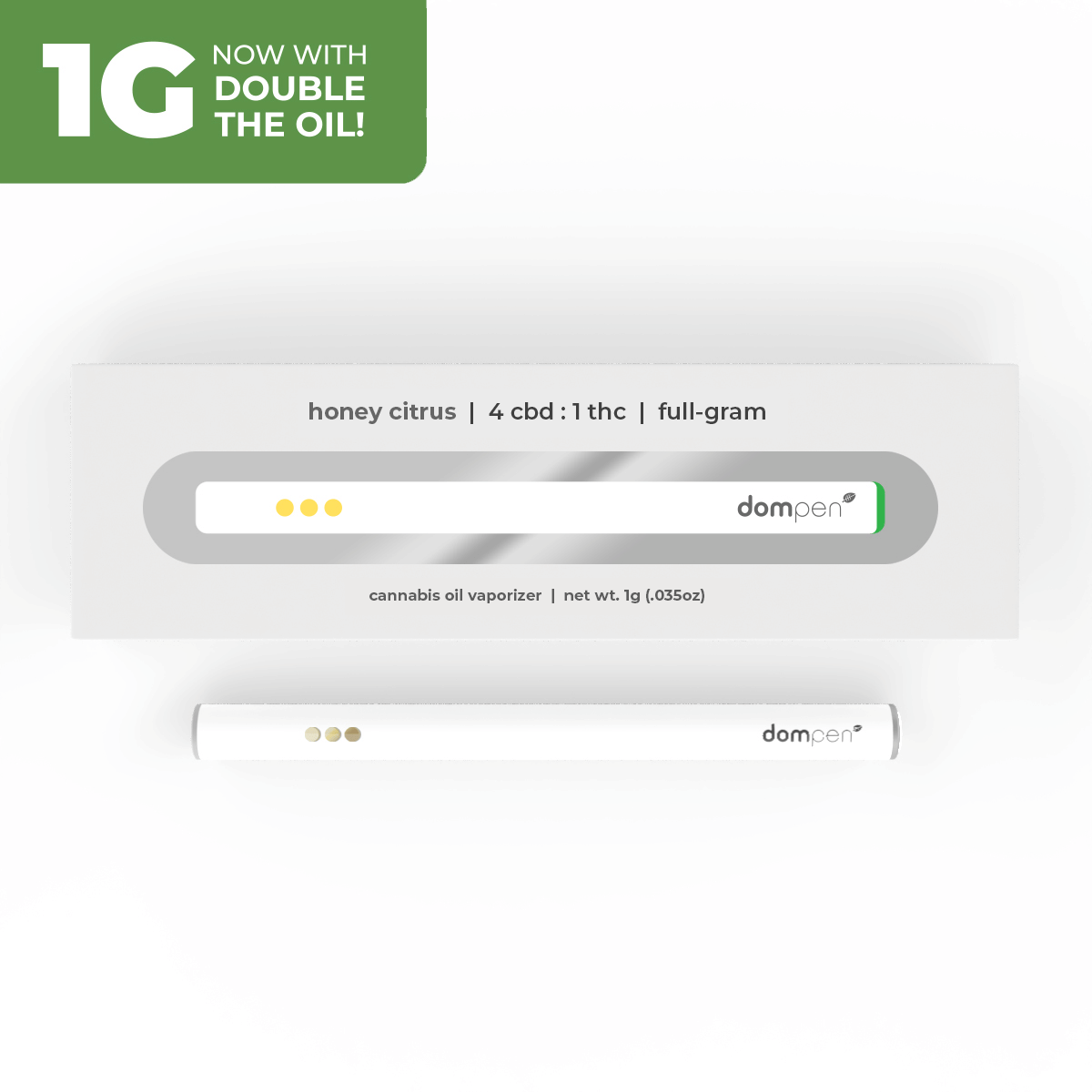 Honey Citrus 4:1 CBD  (1G) - dompen -  - $24.99 - Vapes