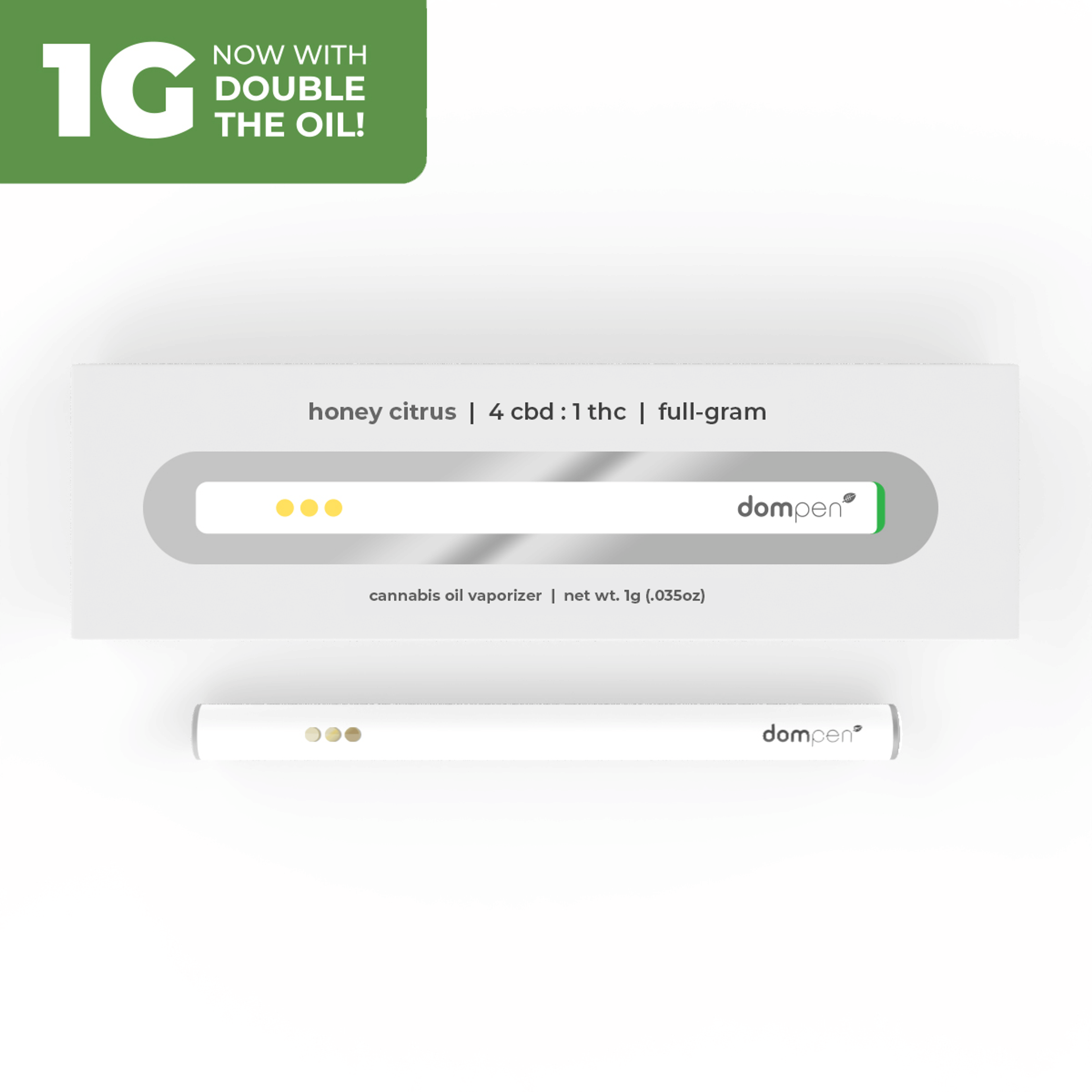 Honey Citrus 4:1 CBD (1G) - dompen - - $24.99 - Vapes