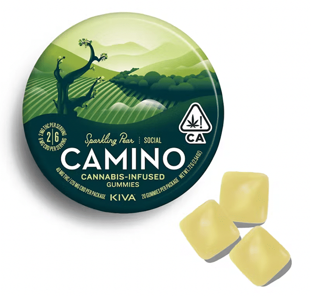 Sparkling Pear CBD "Social" Gummies