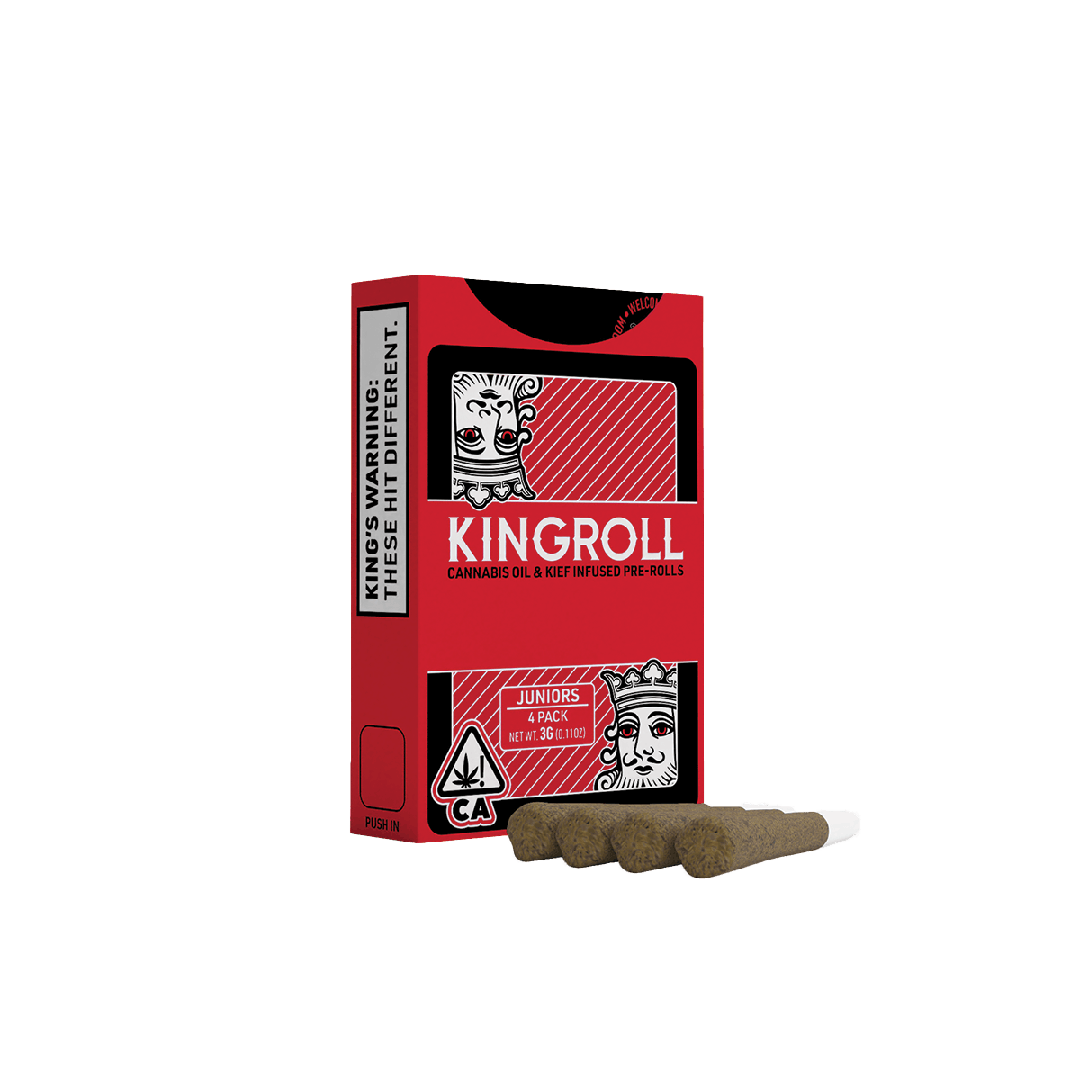 Kingroll Juniors 4pk | Tangelo Sunrise x Kreamsicle - 3g - KINGPEN -  - $36 - Infused Pre-Rolls