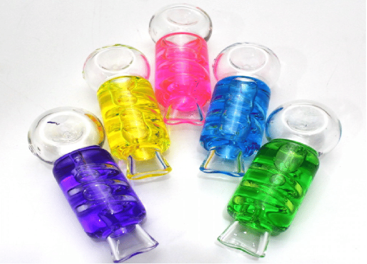 Liquid Glass Hand Pipe -  - $24.99 - Accessories / Non-MBT Taxable Products