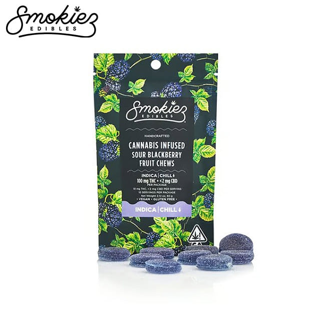 Smokiez — Sour Blackberry Fruit Chews - *b2g1 Everyday*
