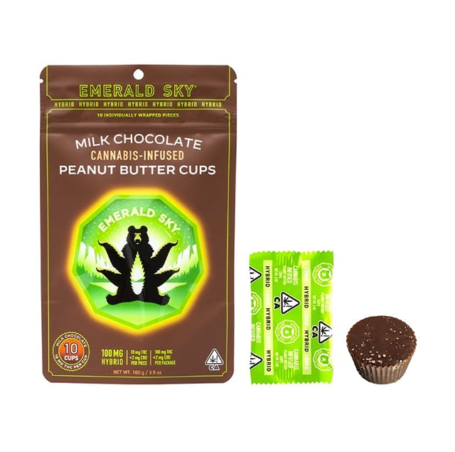 HYBRID PEANUT BUTTER CUPS | 10-PACK | EMERALD SKY