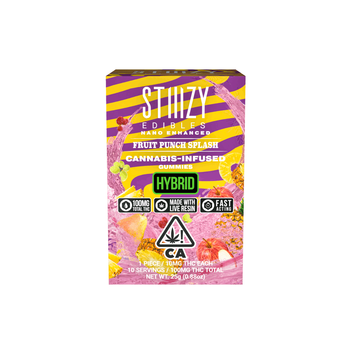 Fruit Punch Splash - Gummies - STIIIZY - 10 Gummies - $13.99 - Edibles