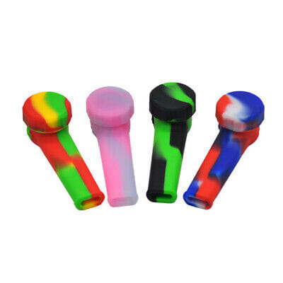 Silicone Pipe W/ Lid -  - $6.99 - Accessories / Non-MBT Taxable Products