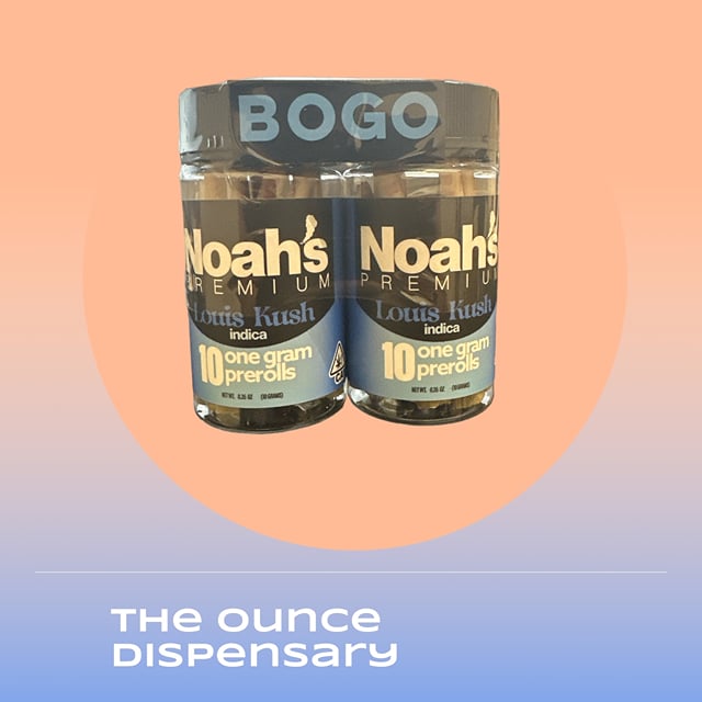 BOGO Indica10 Pack Premium Preroll Noah's