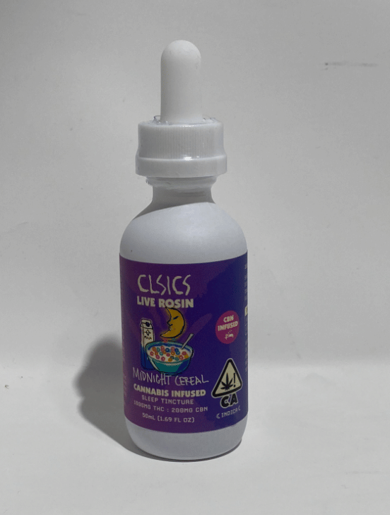 CLSICS: 1000mg Live Rosin Tincture - Midnight Cereal (For SLEEP) - CLSICS -  - $65 - Tinctures