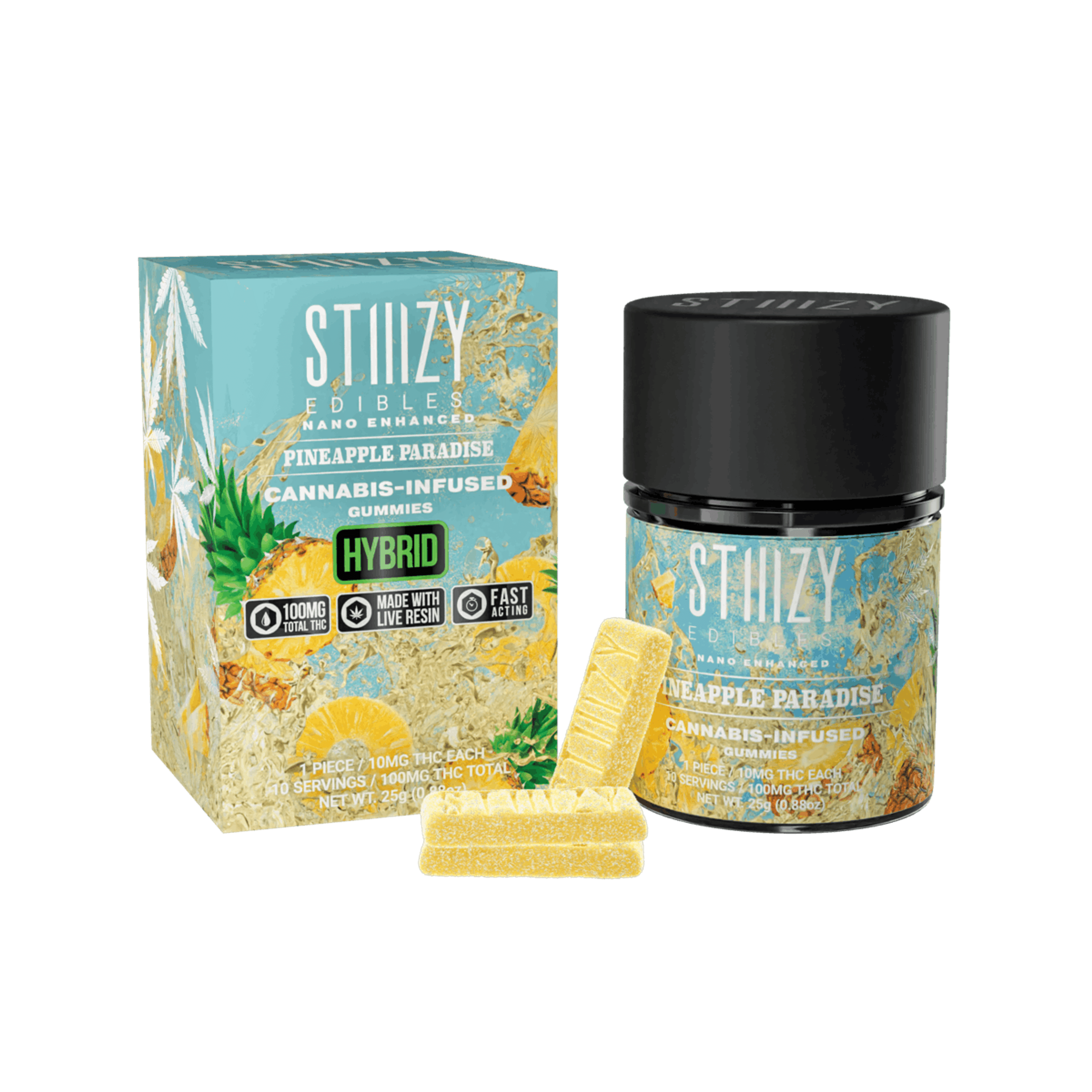 Tropical Pineapple Paradise - Gummies - STIIIZY - 10 Gummies - $13.99 - Edibles