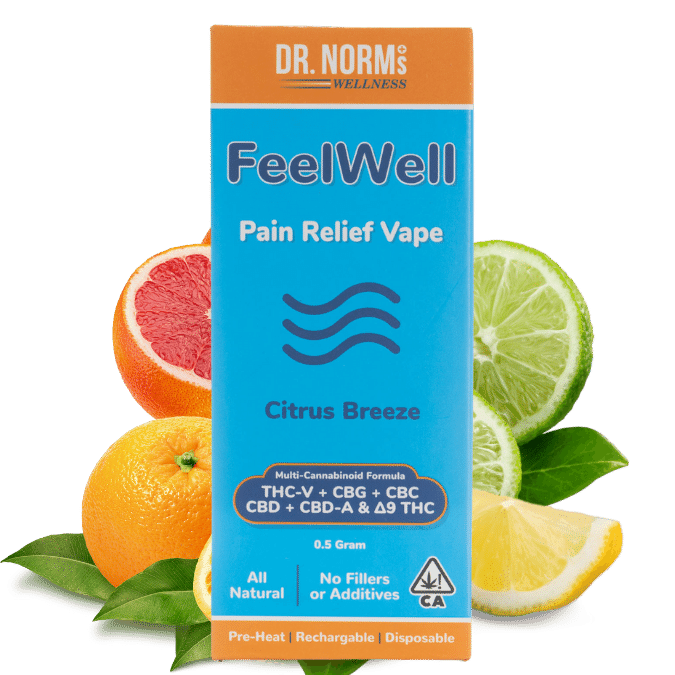 Dr. Norm's - Feel Well | Pain Relief Disposable Vape 0.5g - Dr. Norm's - Dr. Norm's - Feel Well | Pain Relief Disposable Vape 0.5g - $30 - Disposable