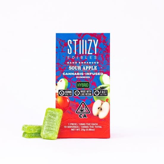 Sour Apple Gummies | 10pc | 100mg