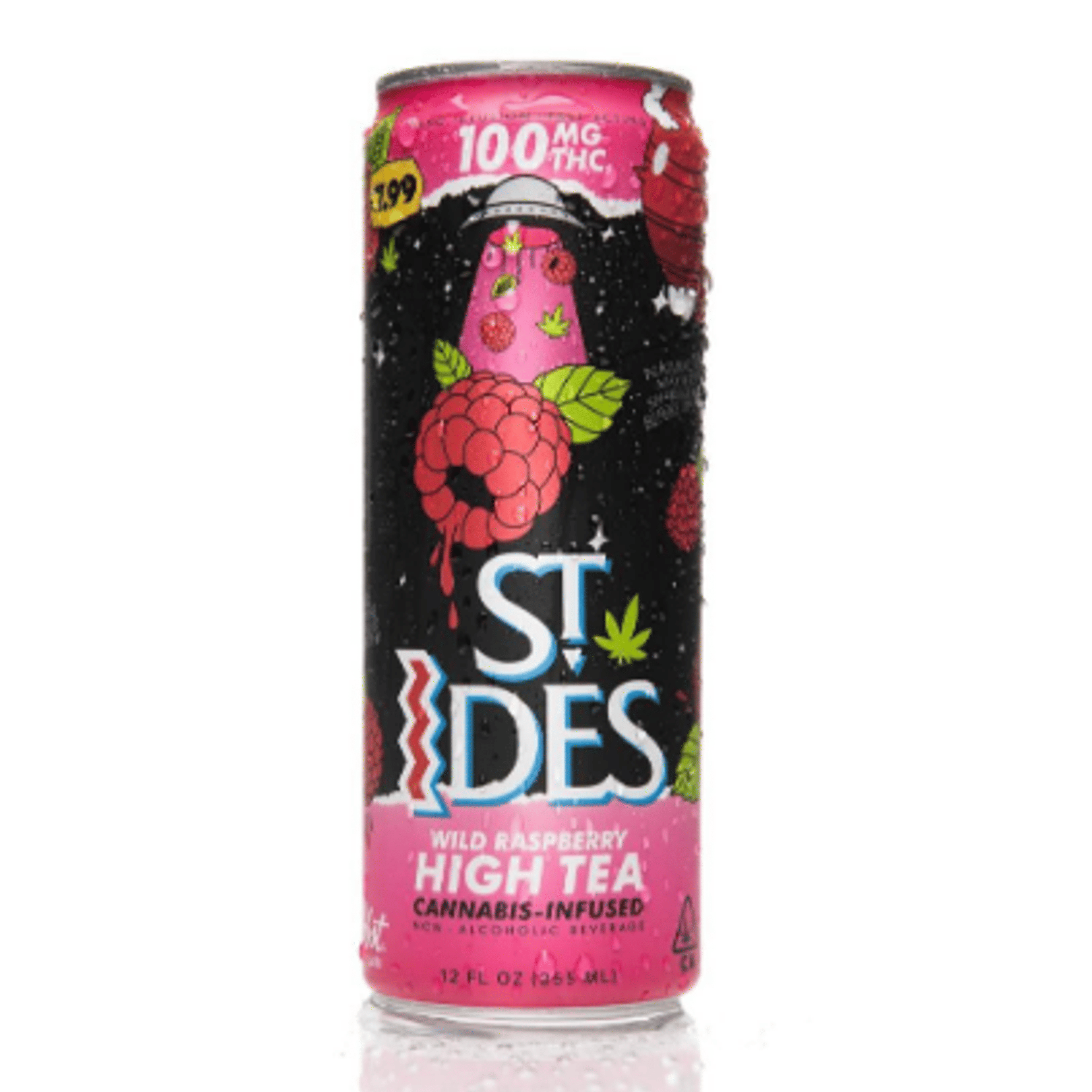 Wild Raspberry 12oz High Tea 100mg - St. Ides - - $5.10 - Beverage