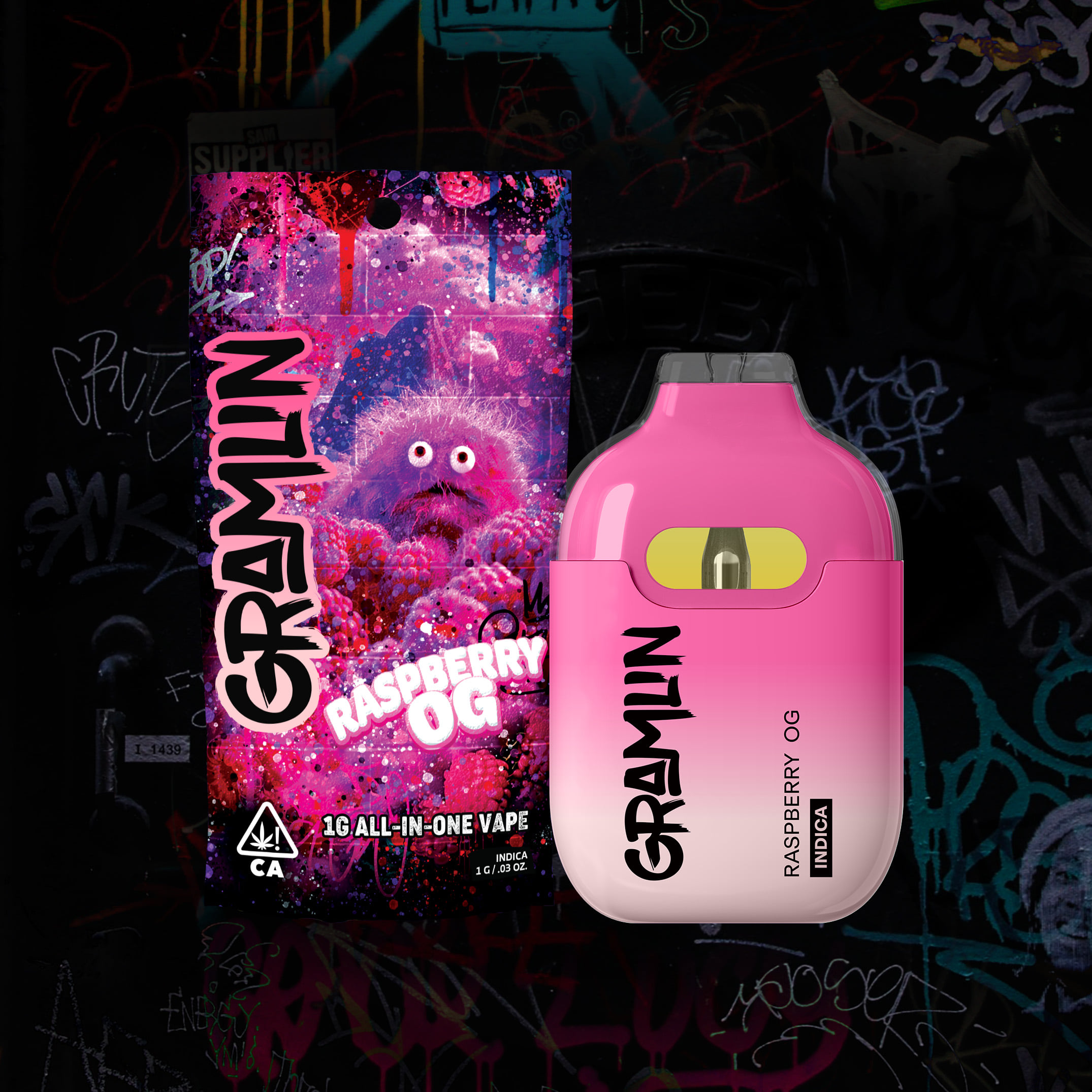 Raspberry OG - 1G All-In-One Vape