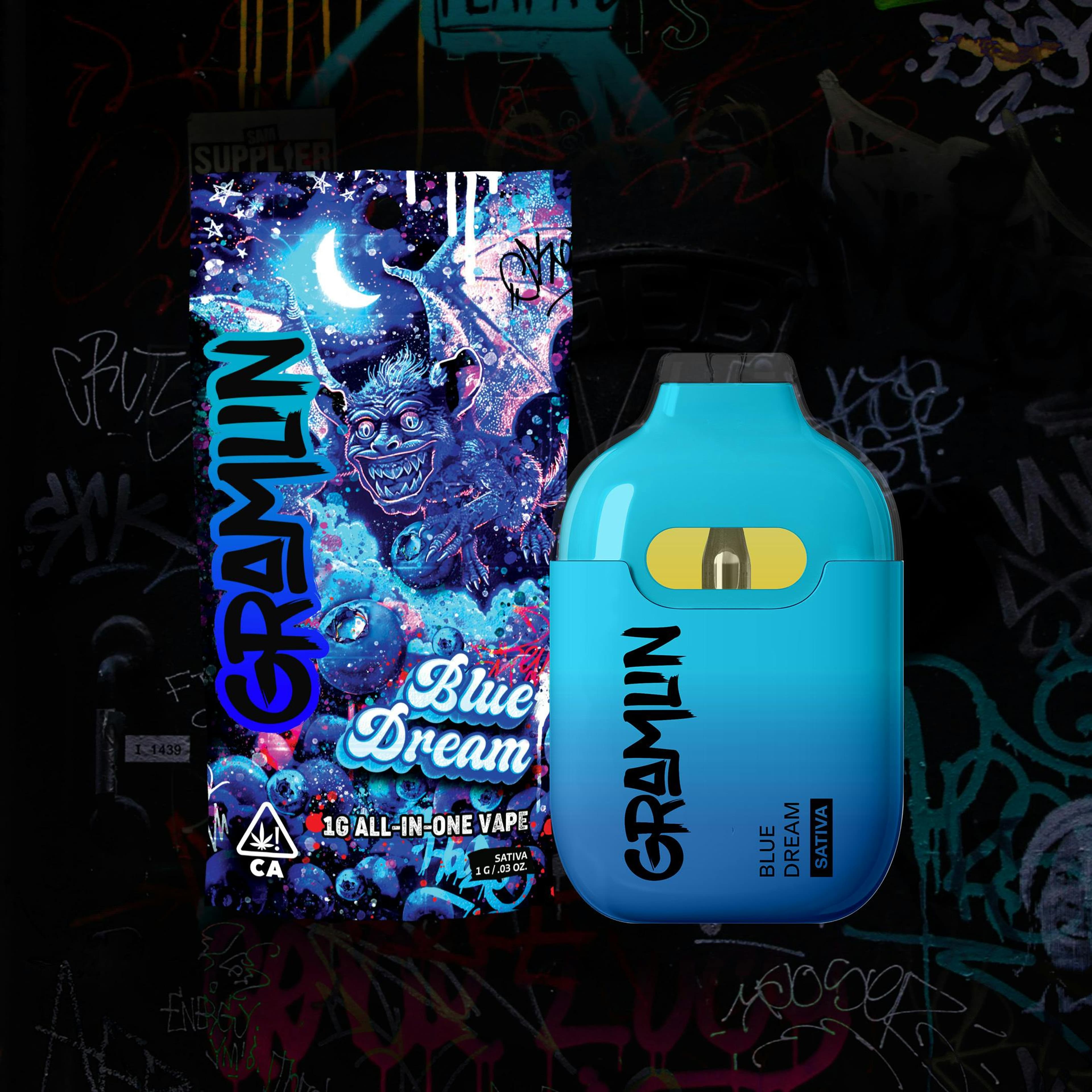 Blue Dream 1g All-In-One Vape - Gramlin - - $23.76 - Vapes