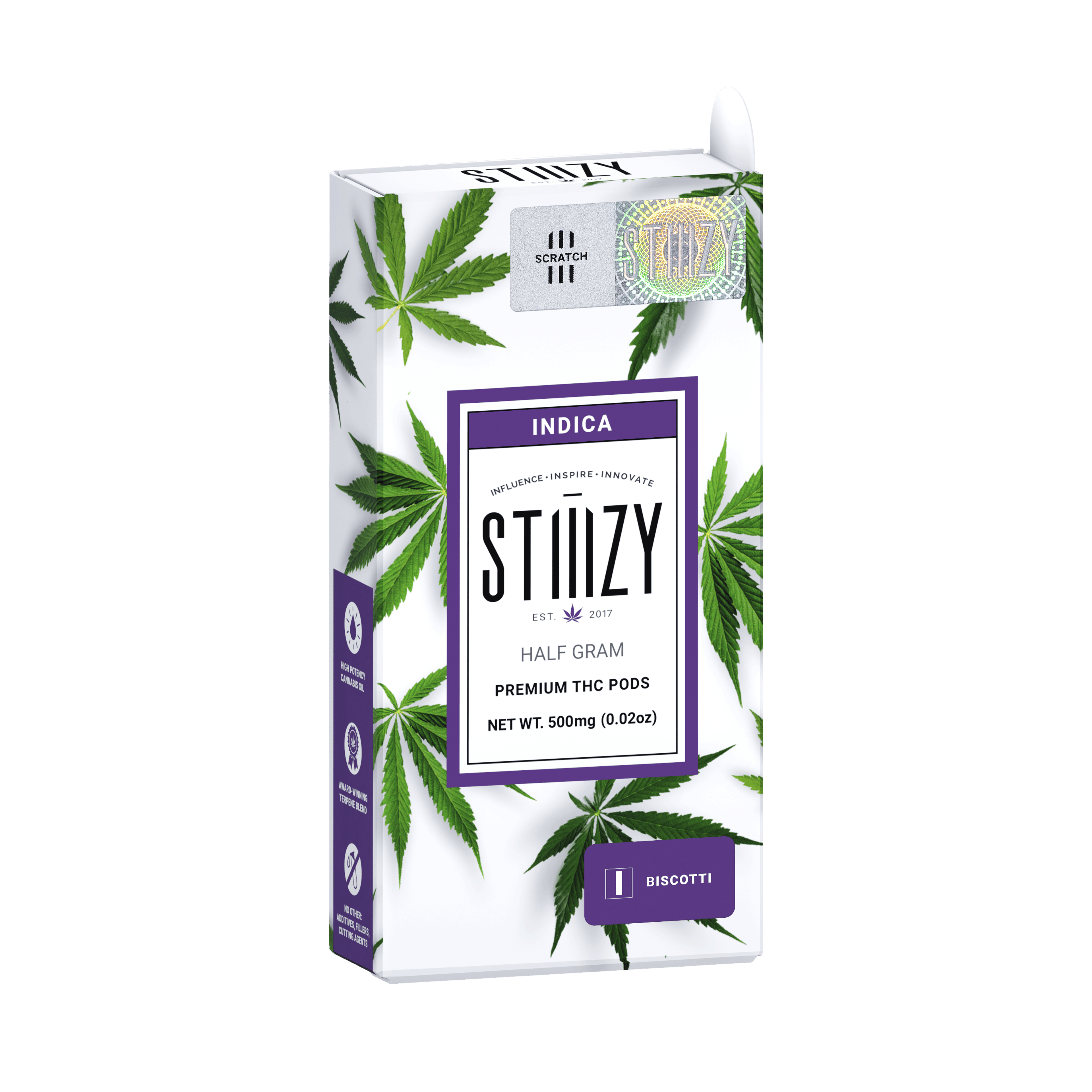 Biscotti - Premium Pod - STIIIZY - Half Gram - $11.99 - Pods (STIIIZY + PlugPlay + PAX + Left Coast)