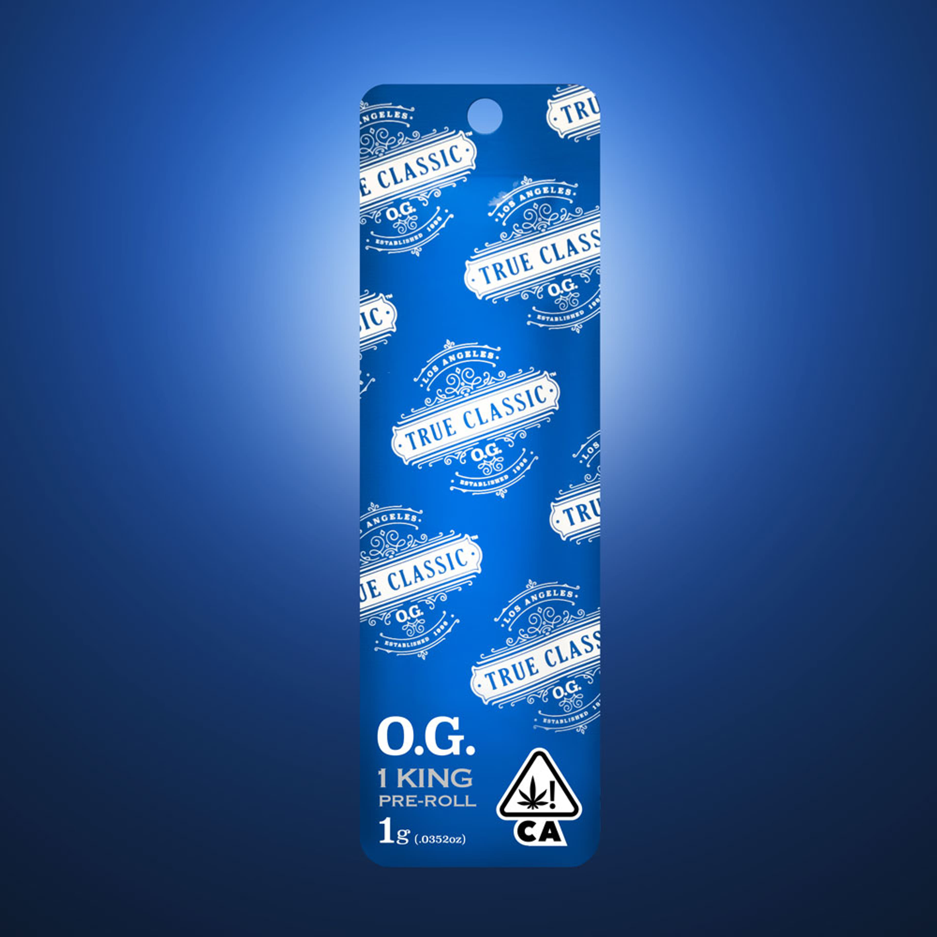 ***True Classic OG - 1g Preroll - True Classic - 1g Preroll Indica - $11 - Pre-Rolls