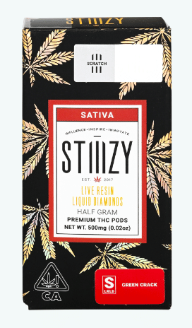 $19.44 Green Crack Live Resin Liquid Diamonds .5G - Stiiizy -  - $14 - Stiiizy