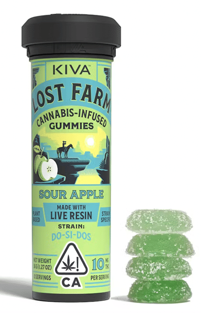 Lost Farm Sour Apple 'Do-Si-Dos' Gummy